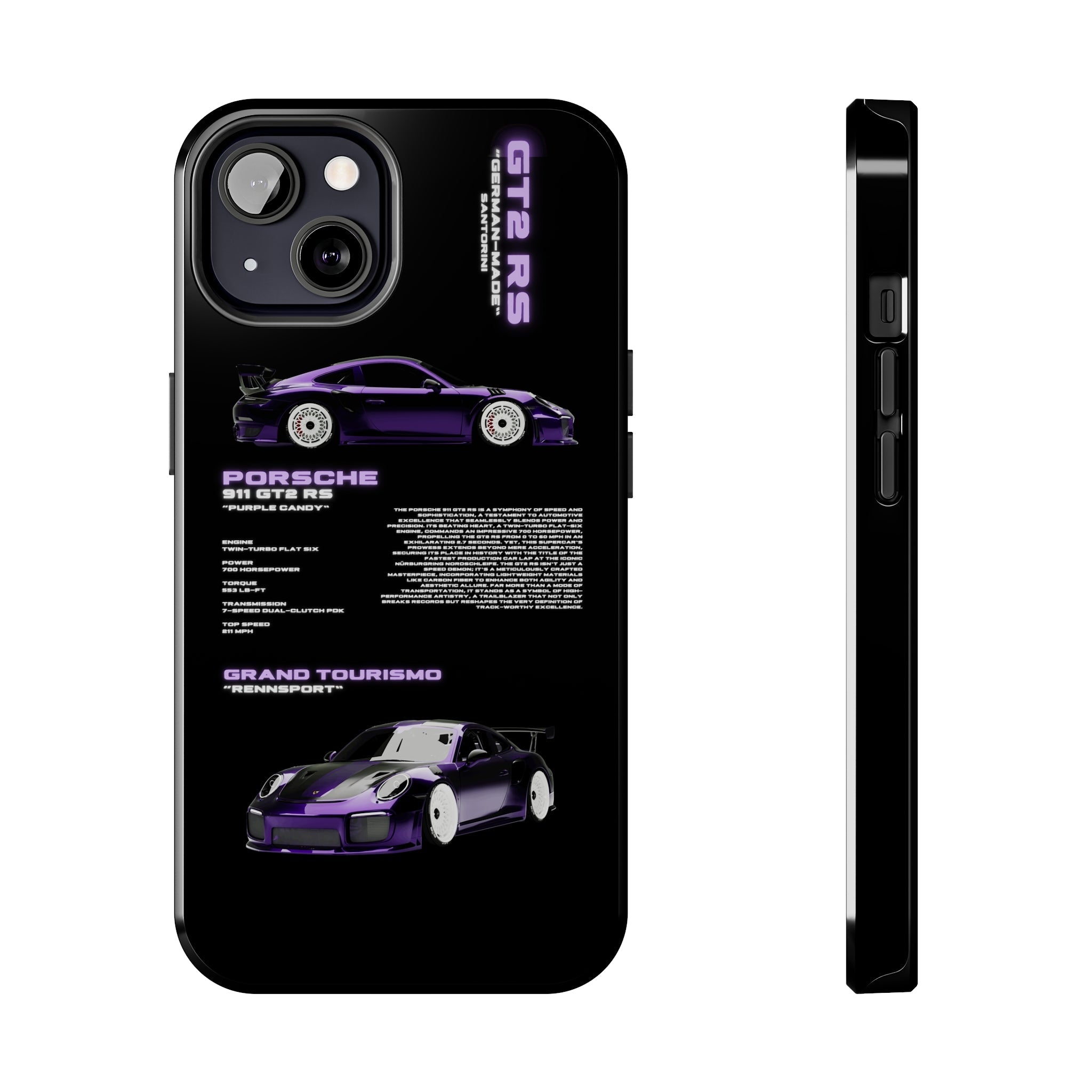 "Porsche 911" Black Case