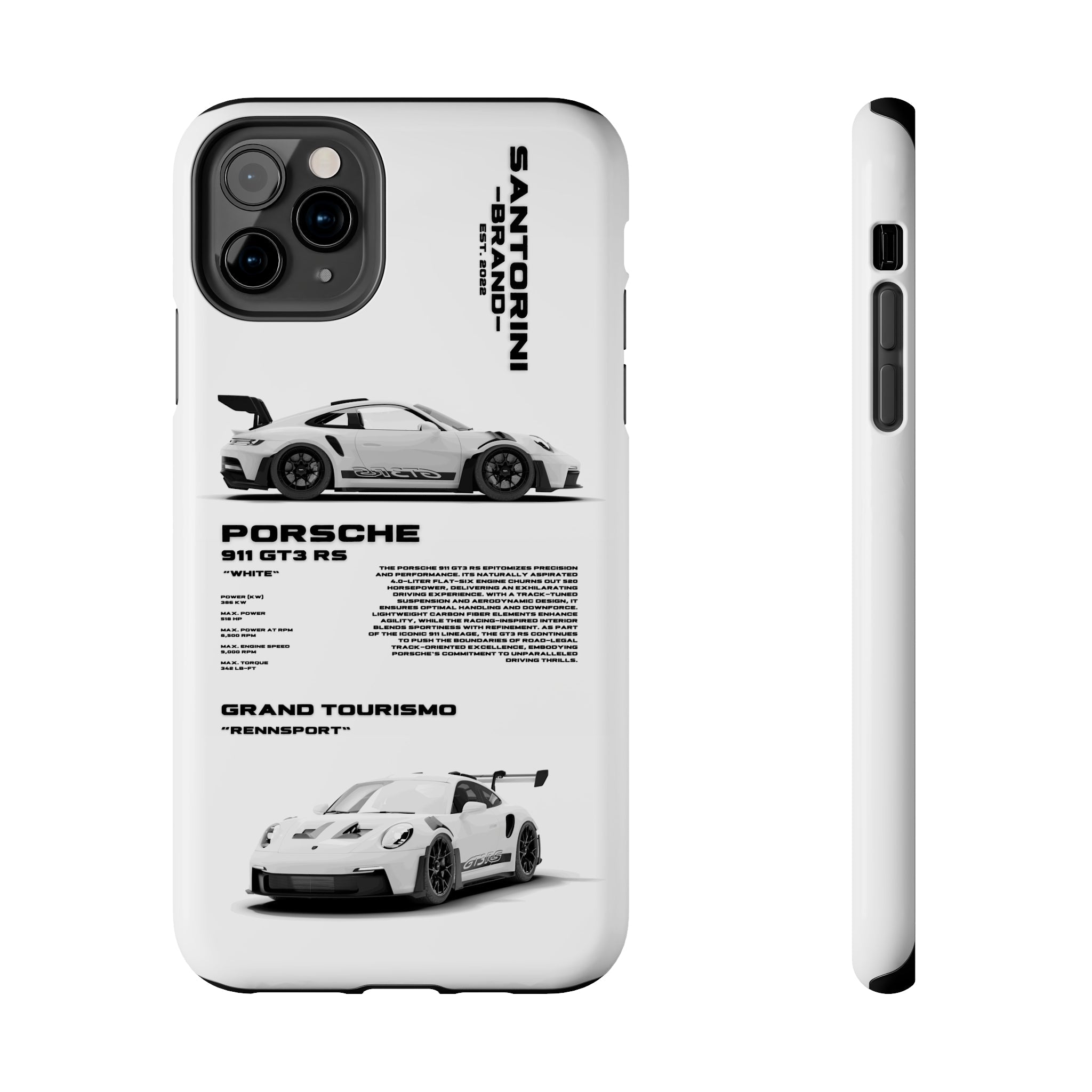 "GT3 RS" White Case