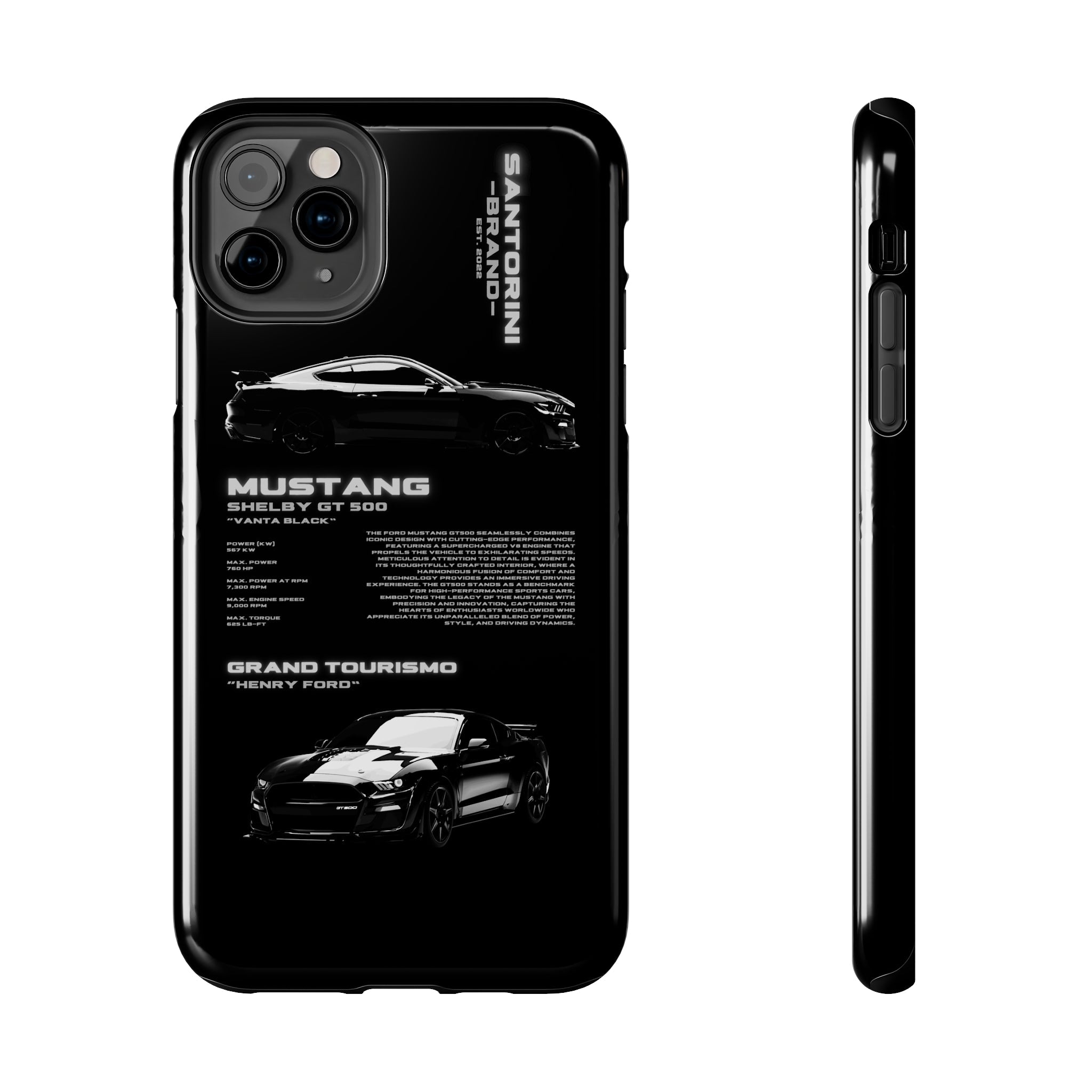 "Mustang" Black Case