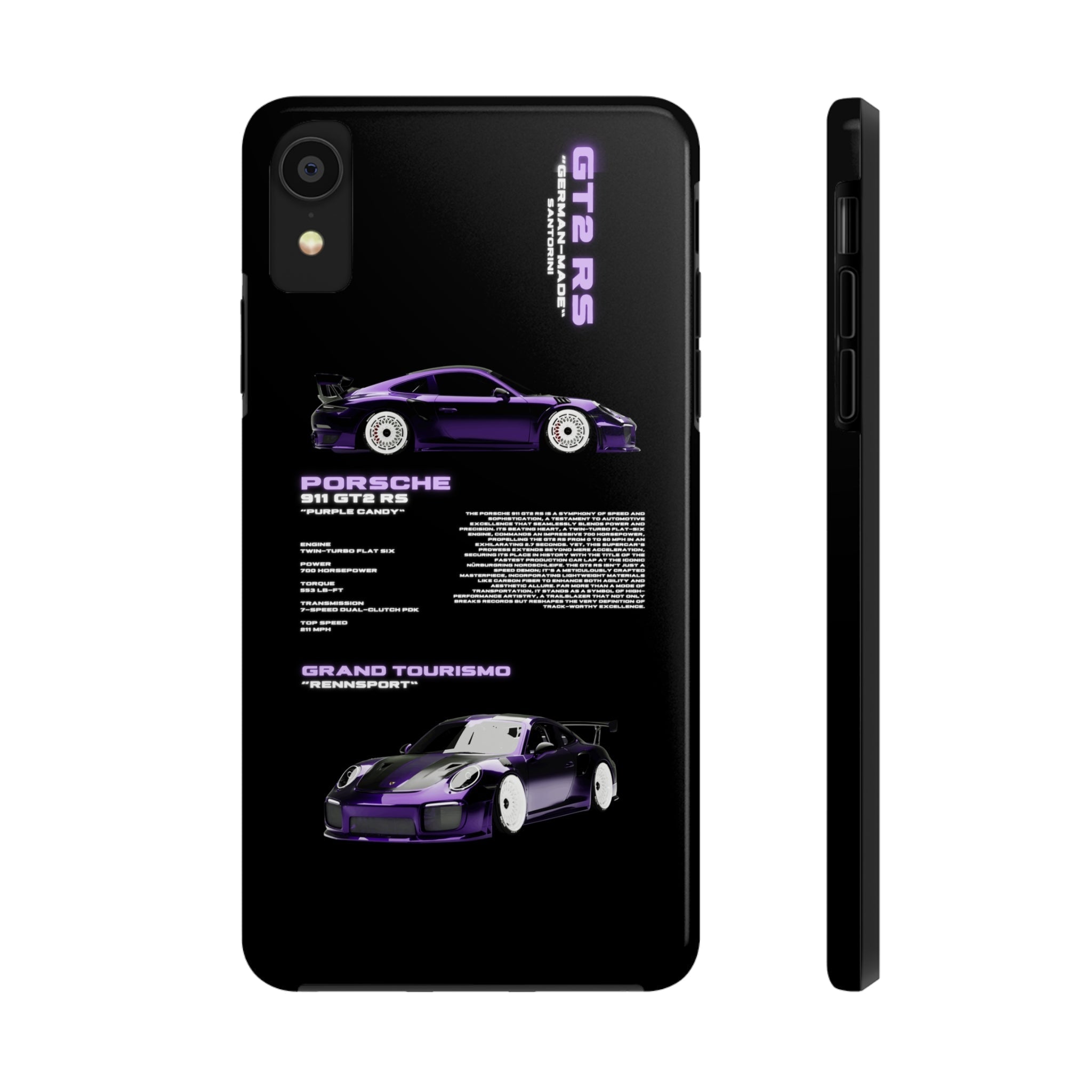 "Porsche 911" Black Case