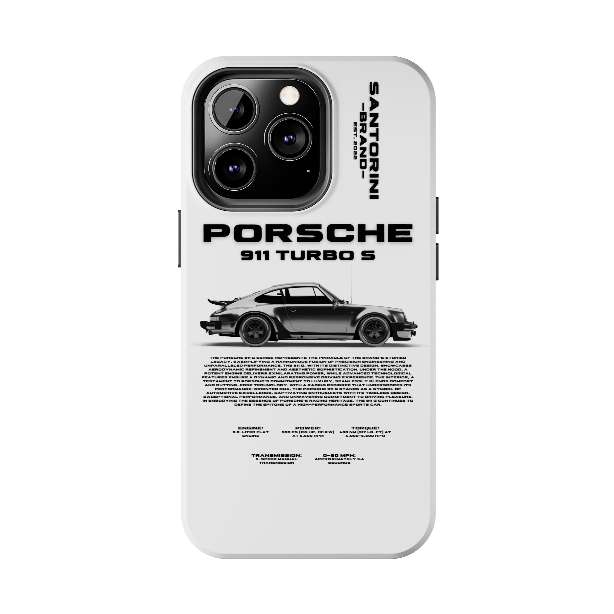 "911 Turbo" White Case