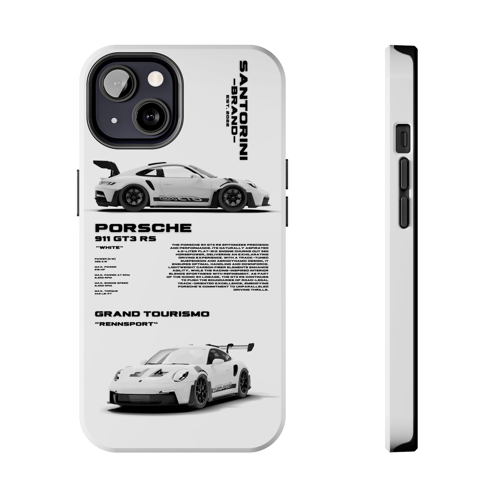 "GT3 RS" White Case