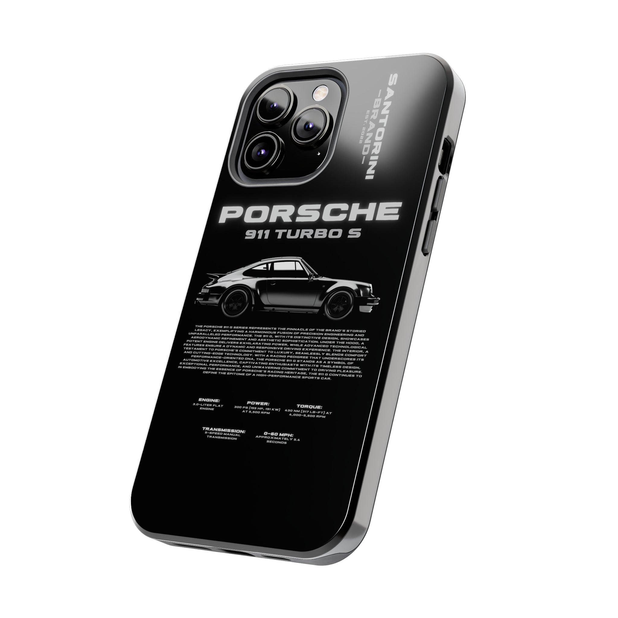 "911 Turbo" Black Case