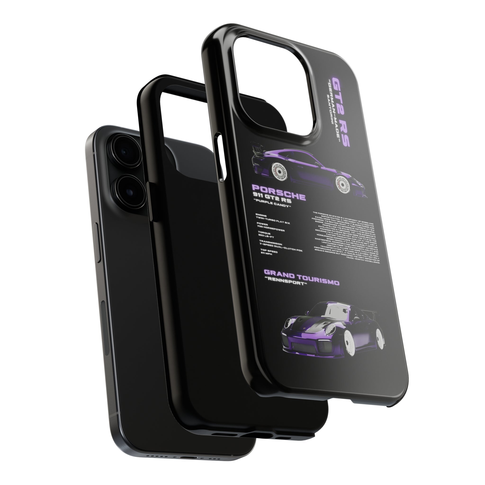 "Porsche 911" Black Case