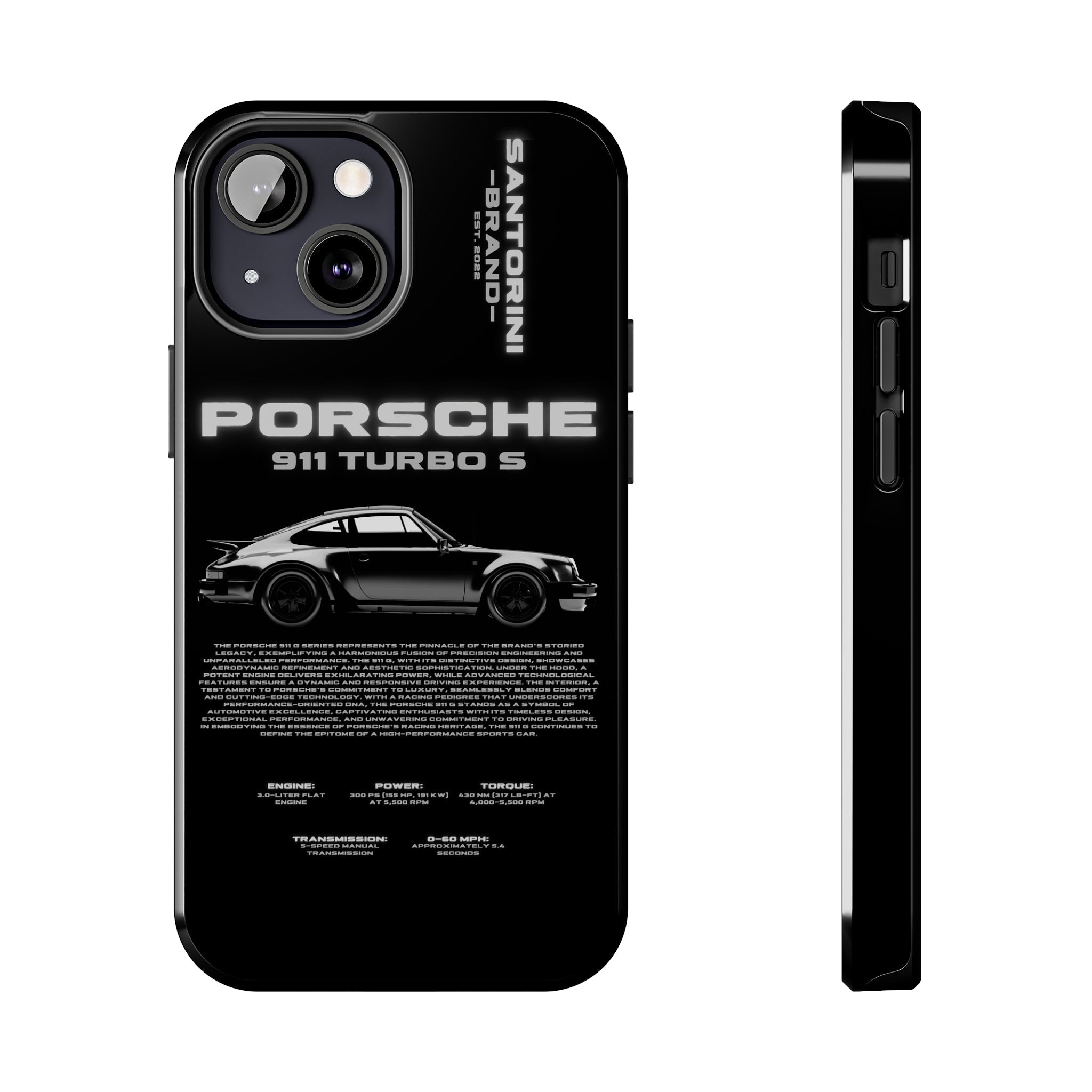 "911 Turbo" Black Case
