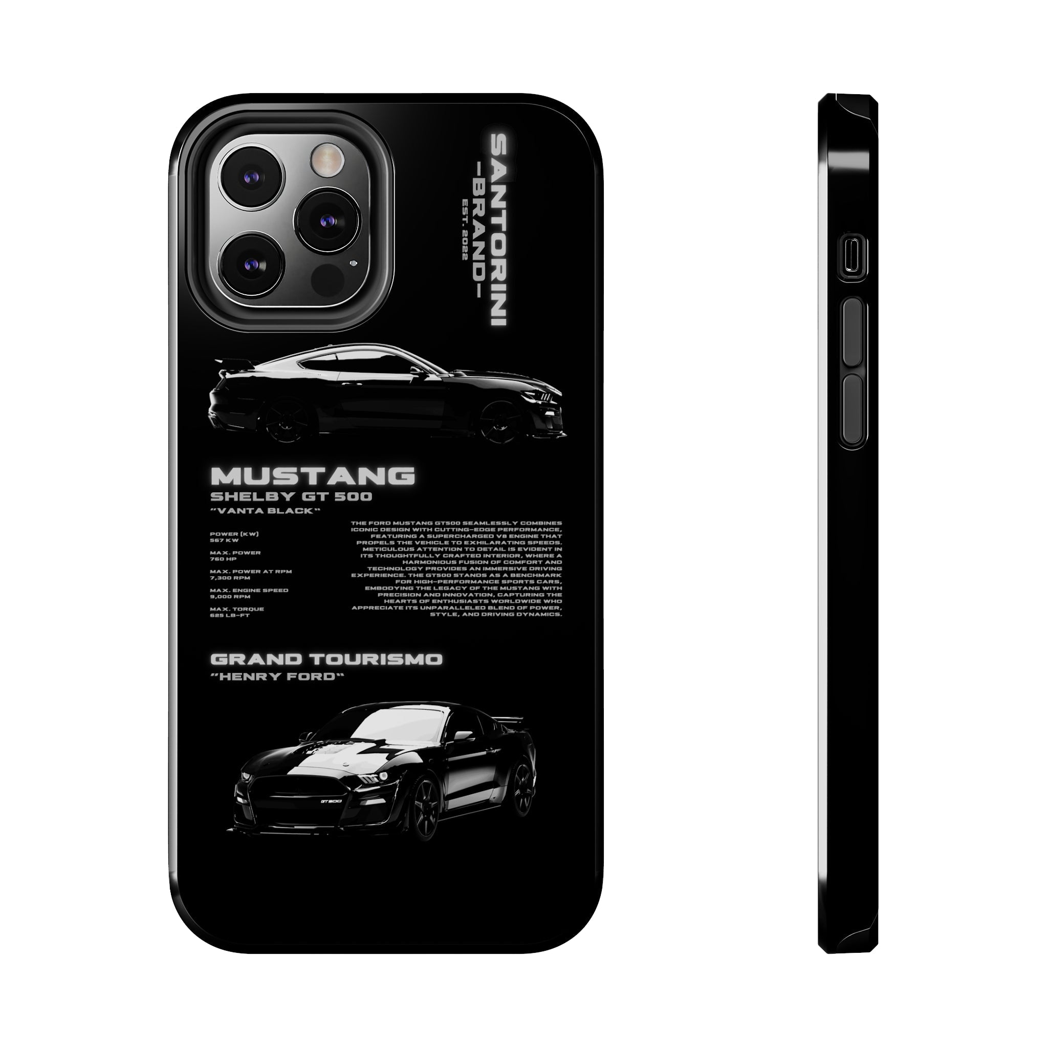 "Mustang" Black Case