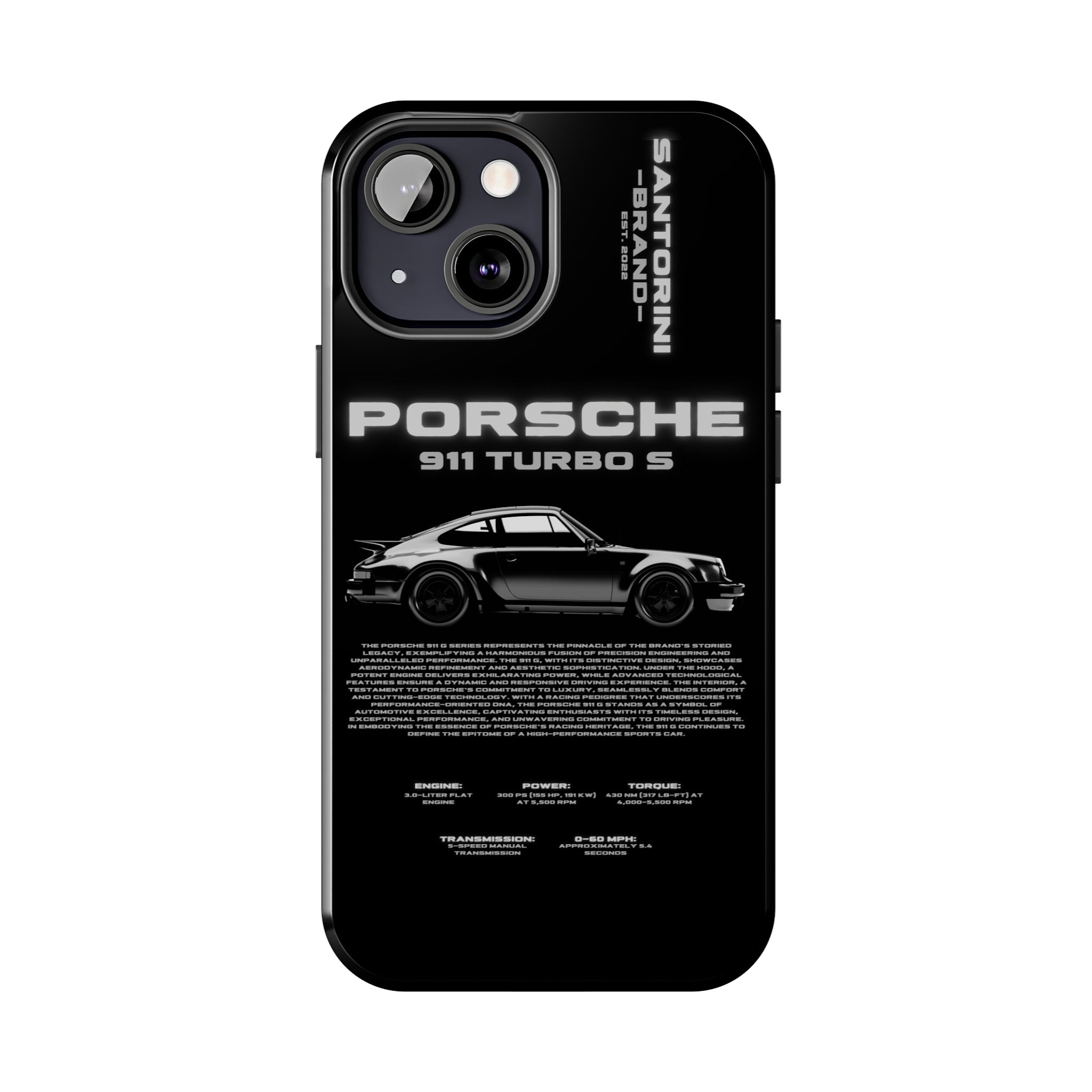 "911 Turbo" Black Case