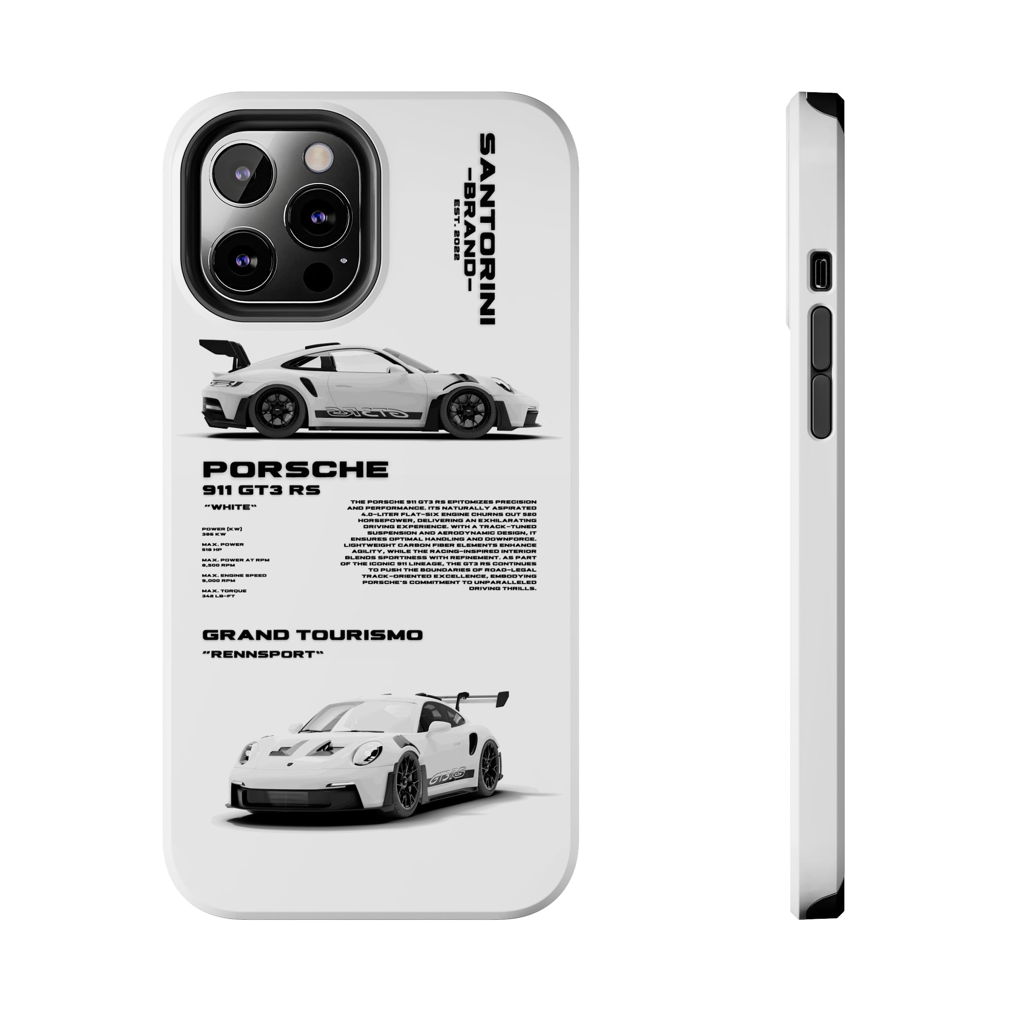 "GT3 RS" White Case