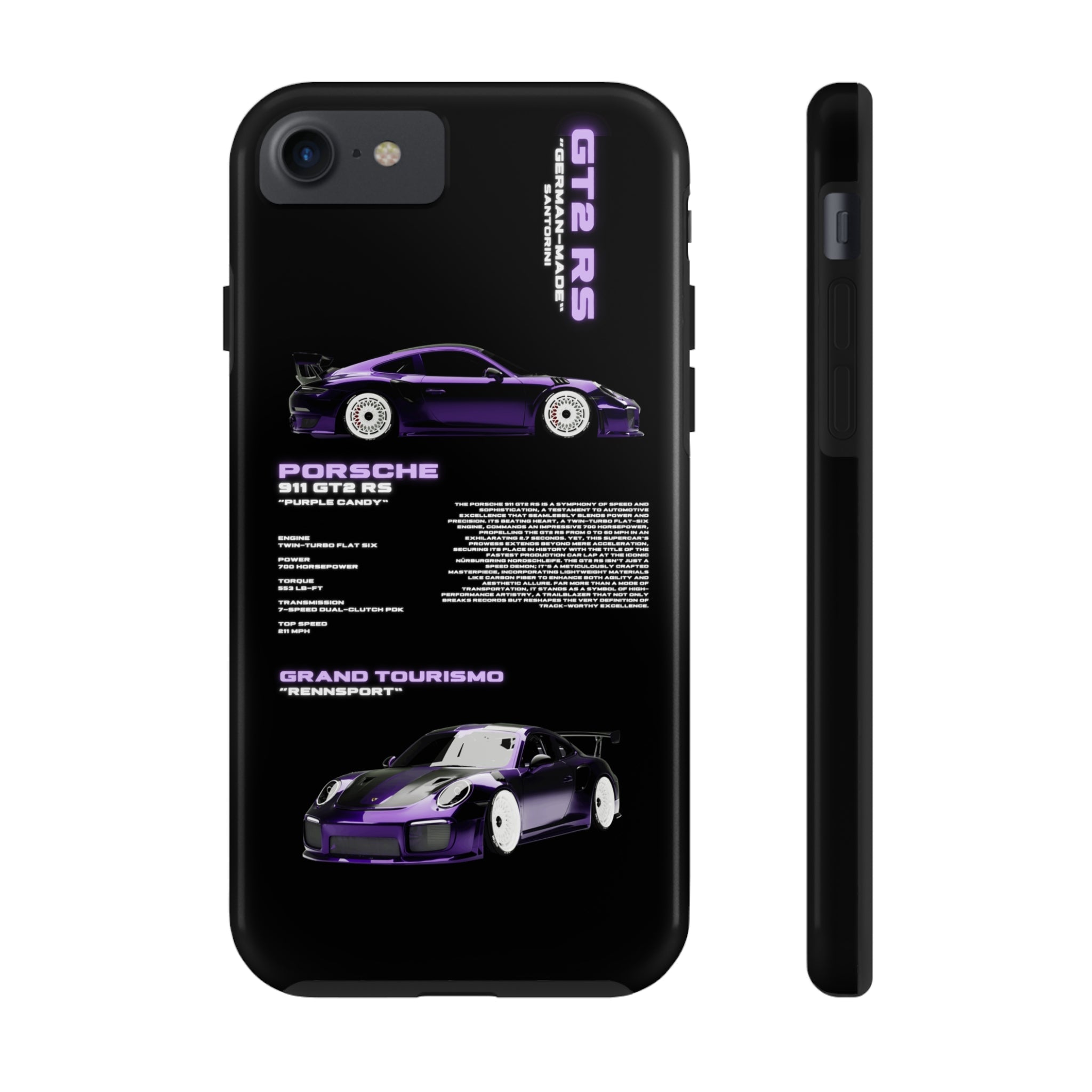 "Porsche 911" Black Case