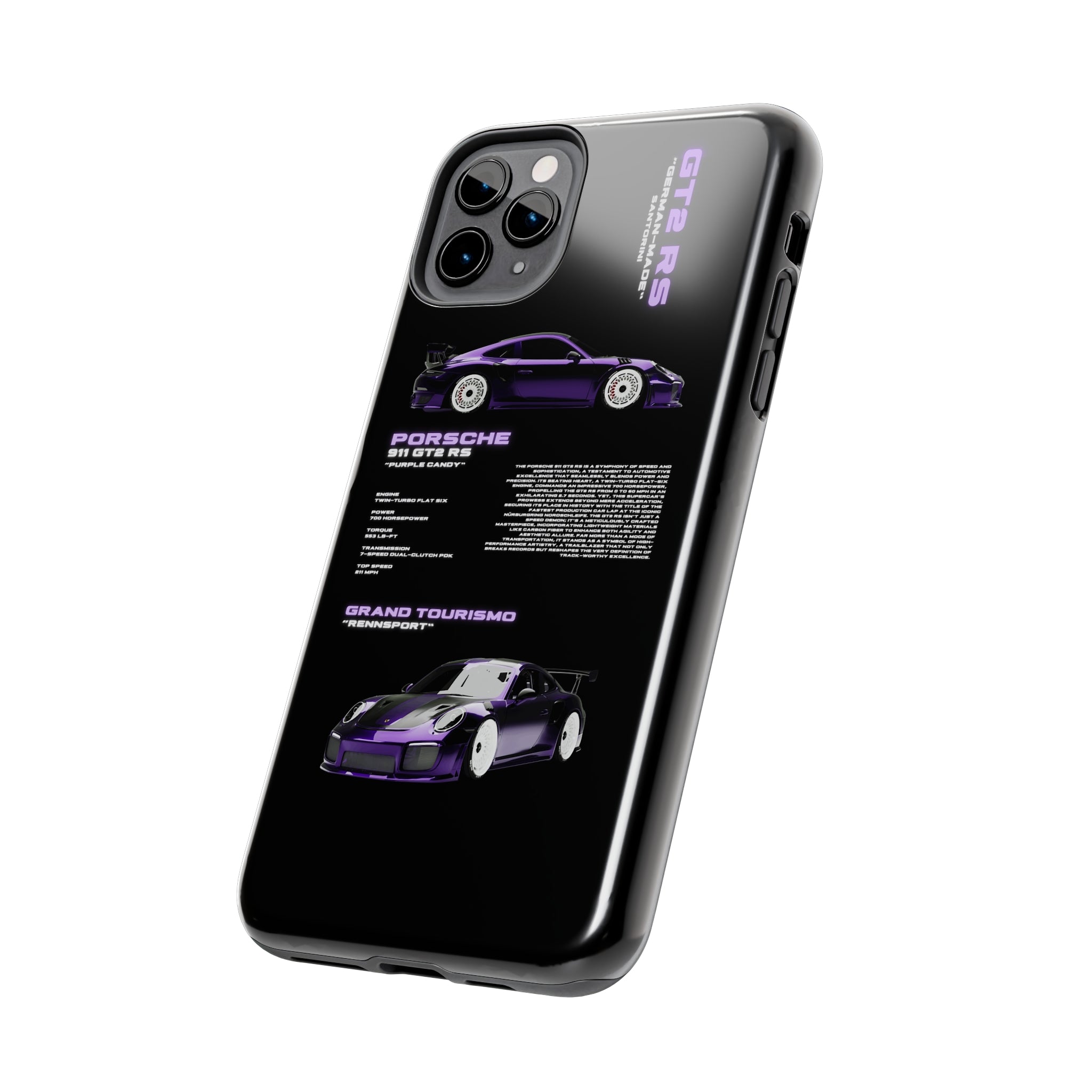 "Porsche 911" Black Case