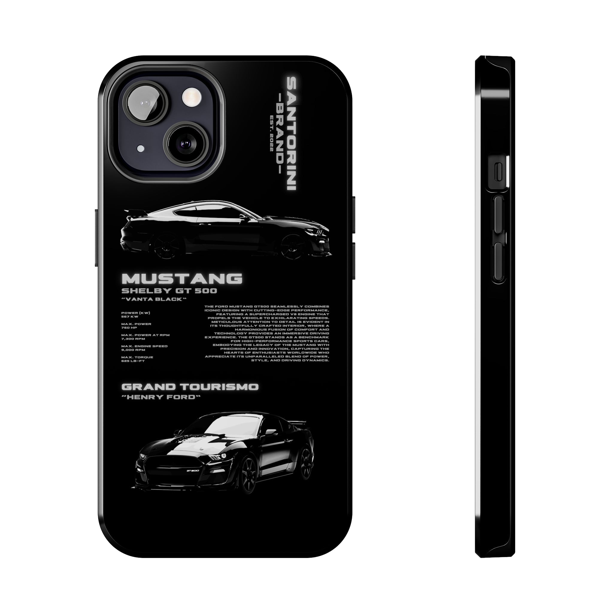 "Mustang" Black Case