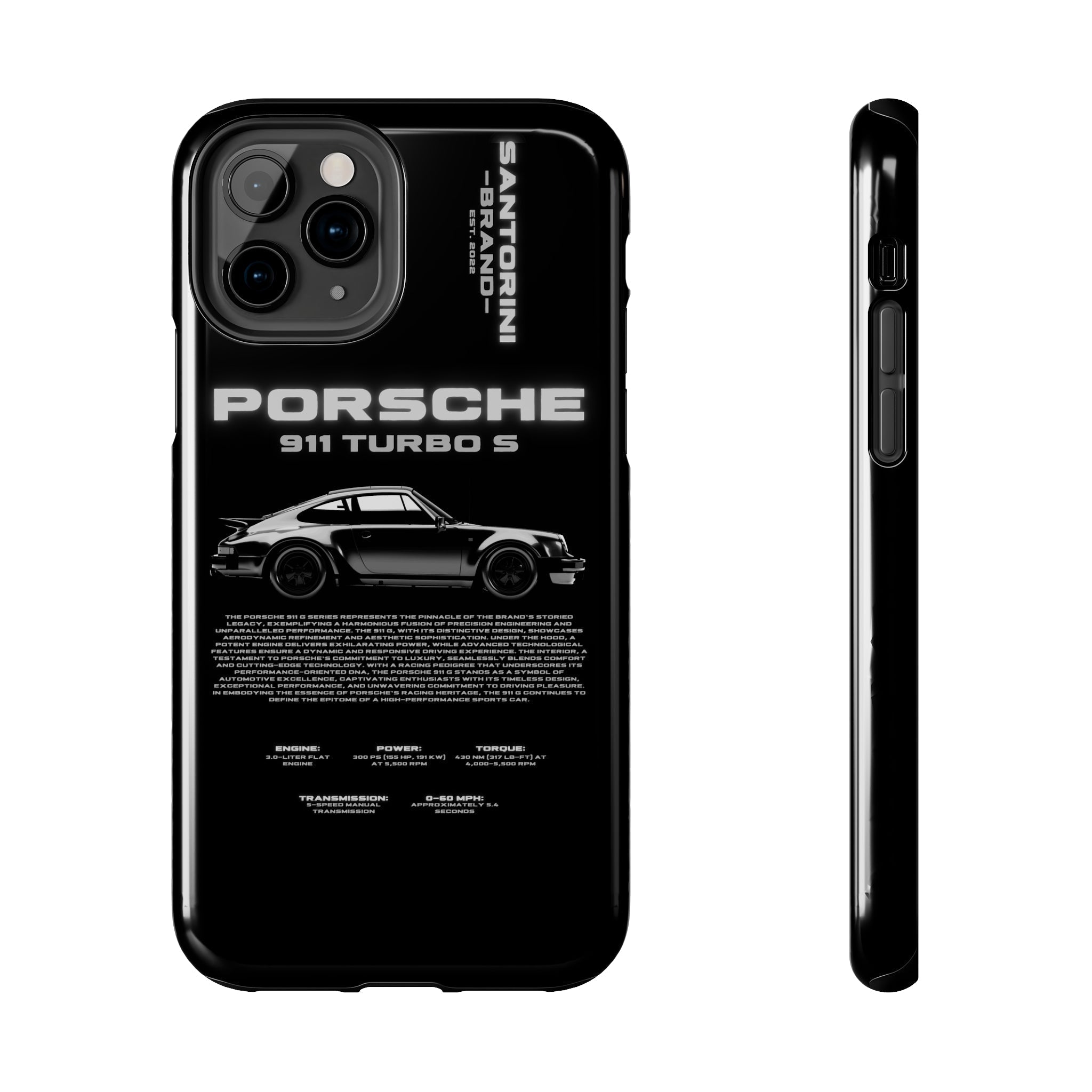 "911 Turbo" Black Case