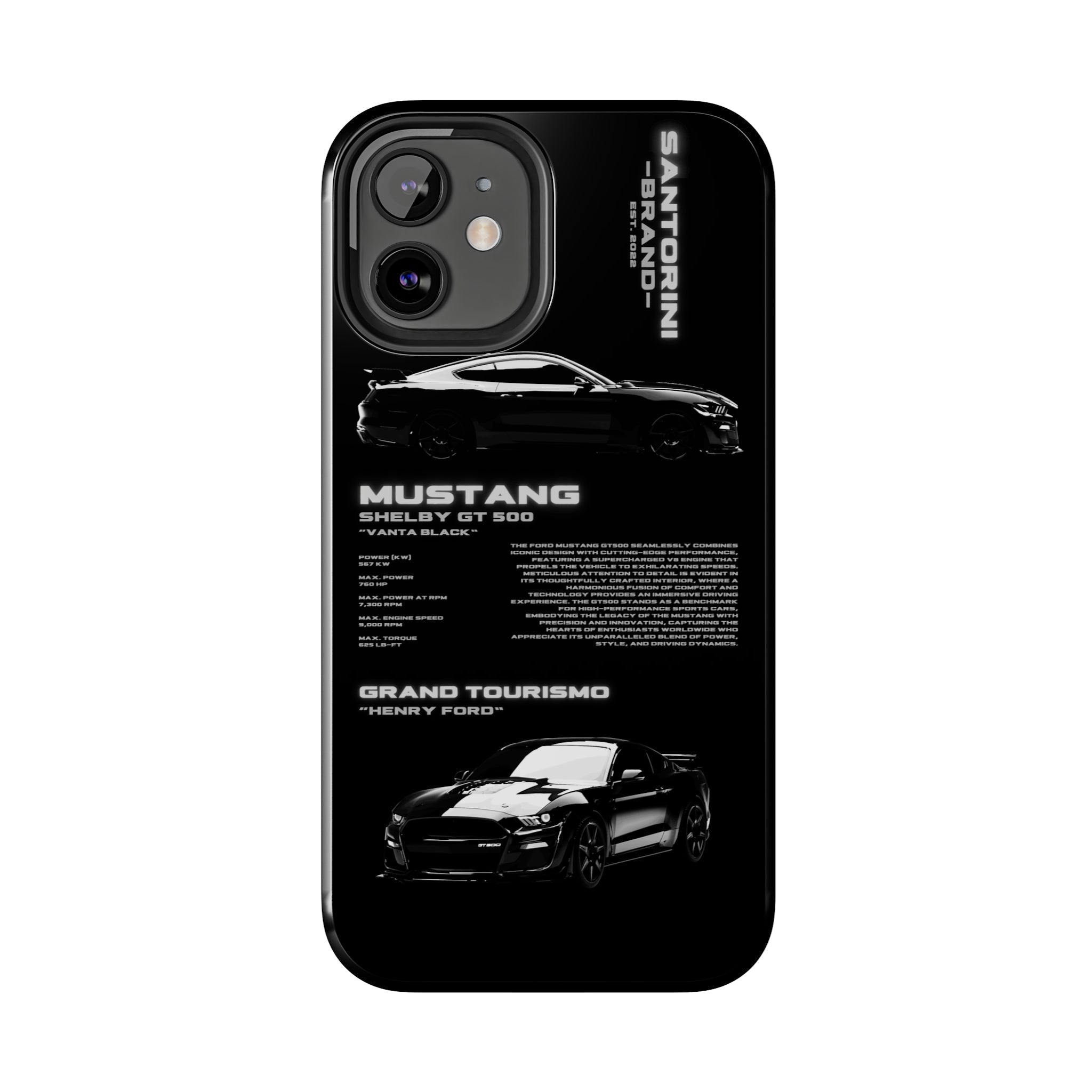 "Mustang" Black Case