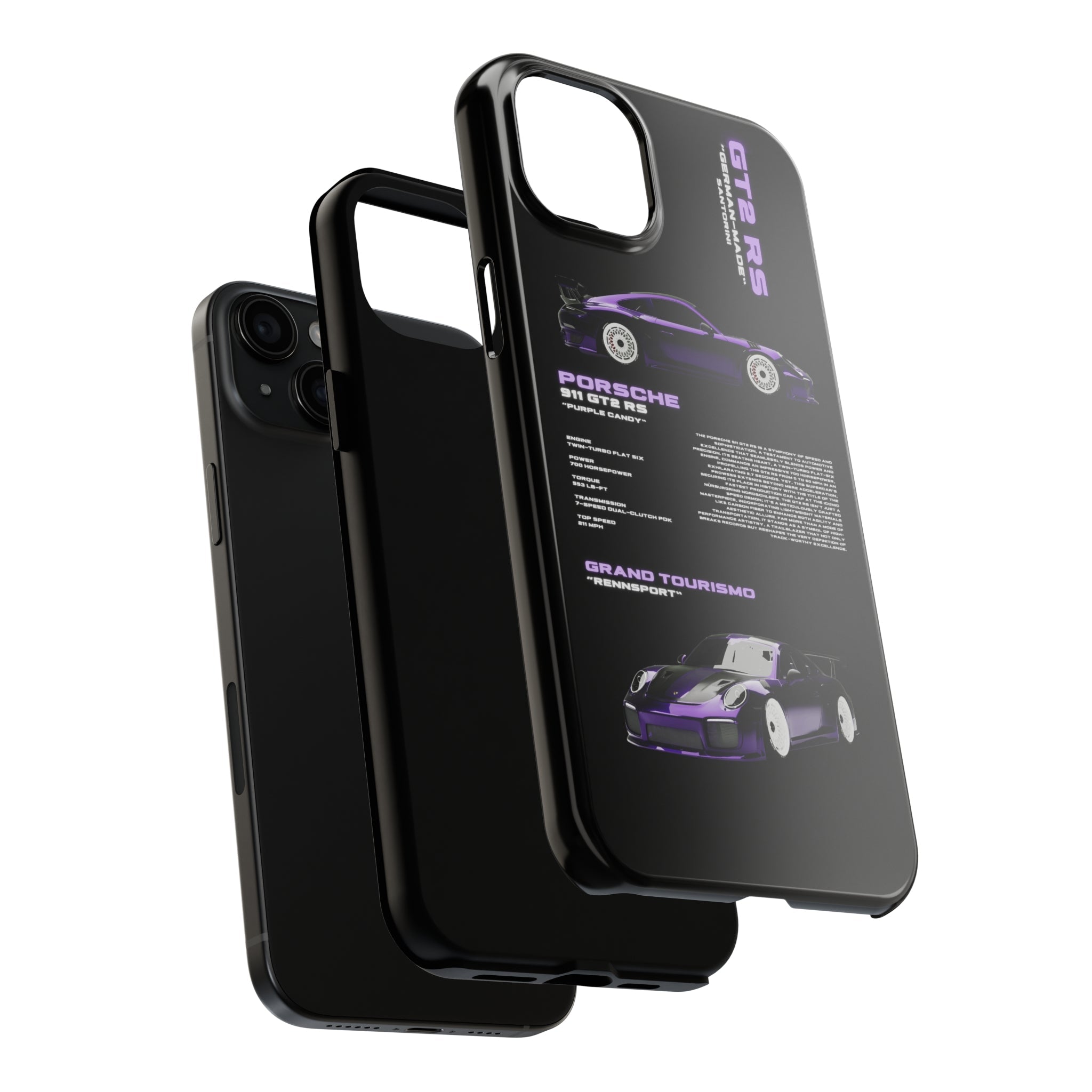 "Porsche 911" Black Case
