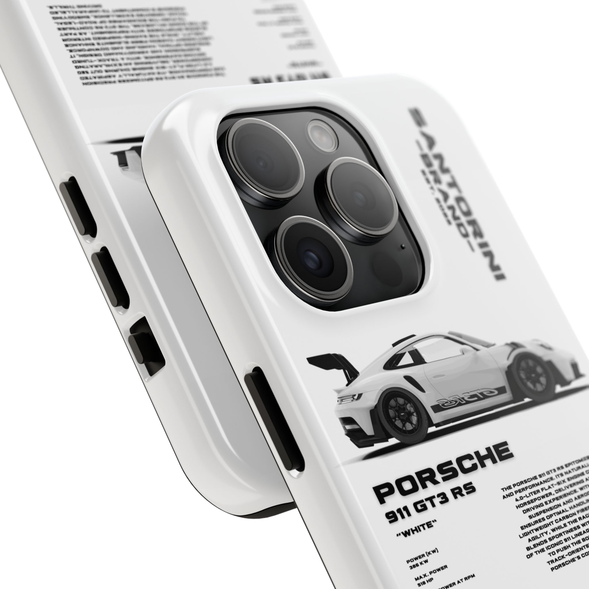 "GT3 RS" White Case