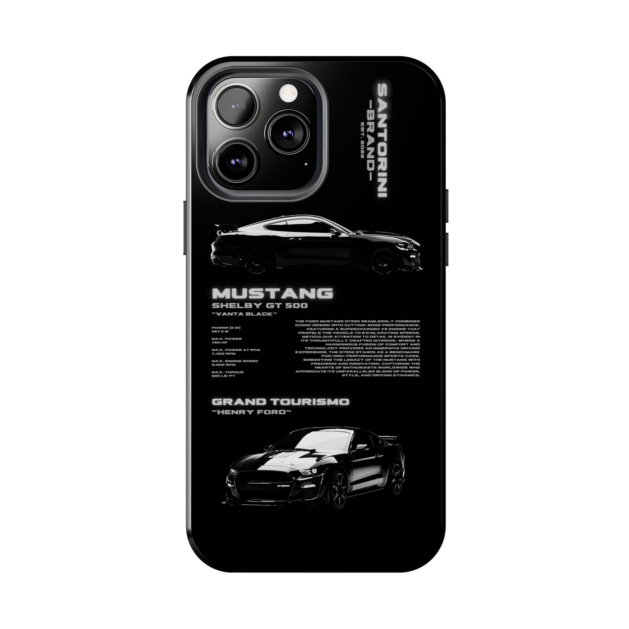 "Mustang" Black Case