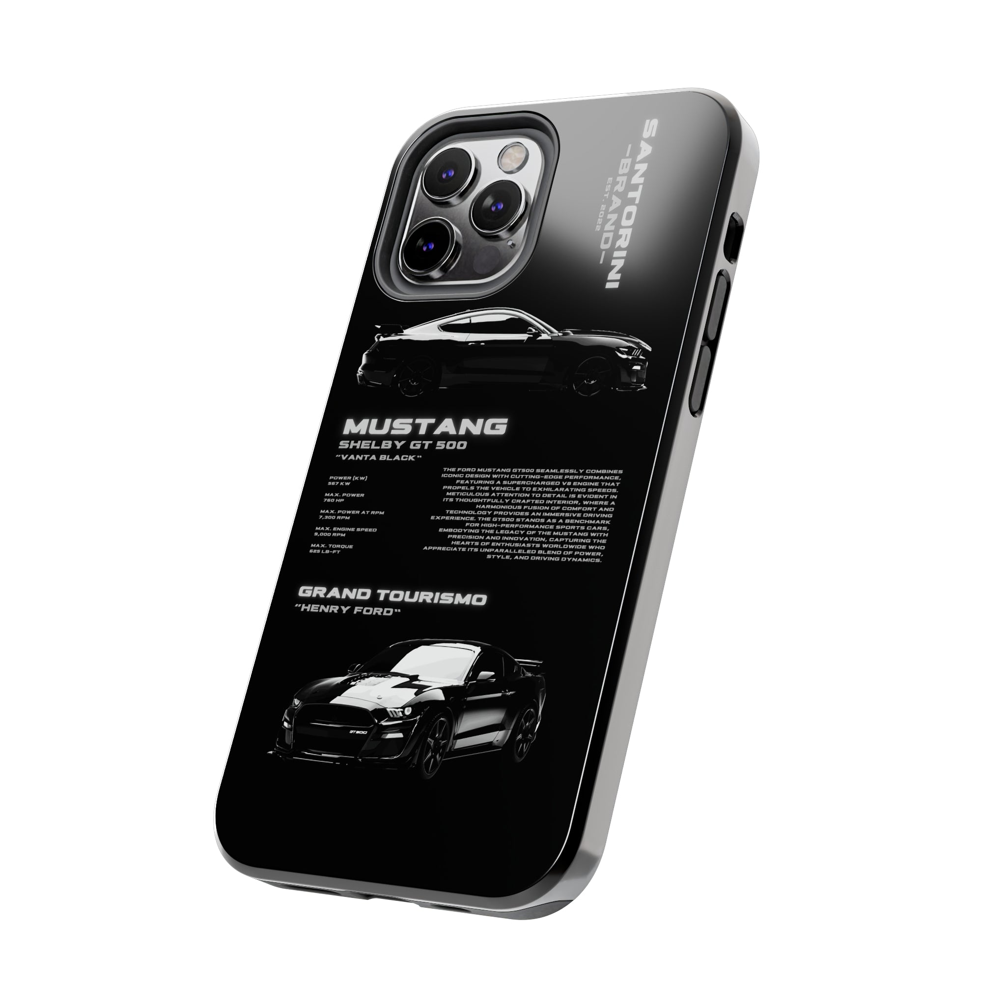 "Mustang" Black Case