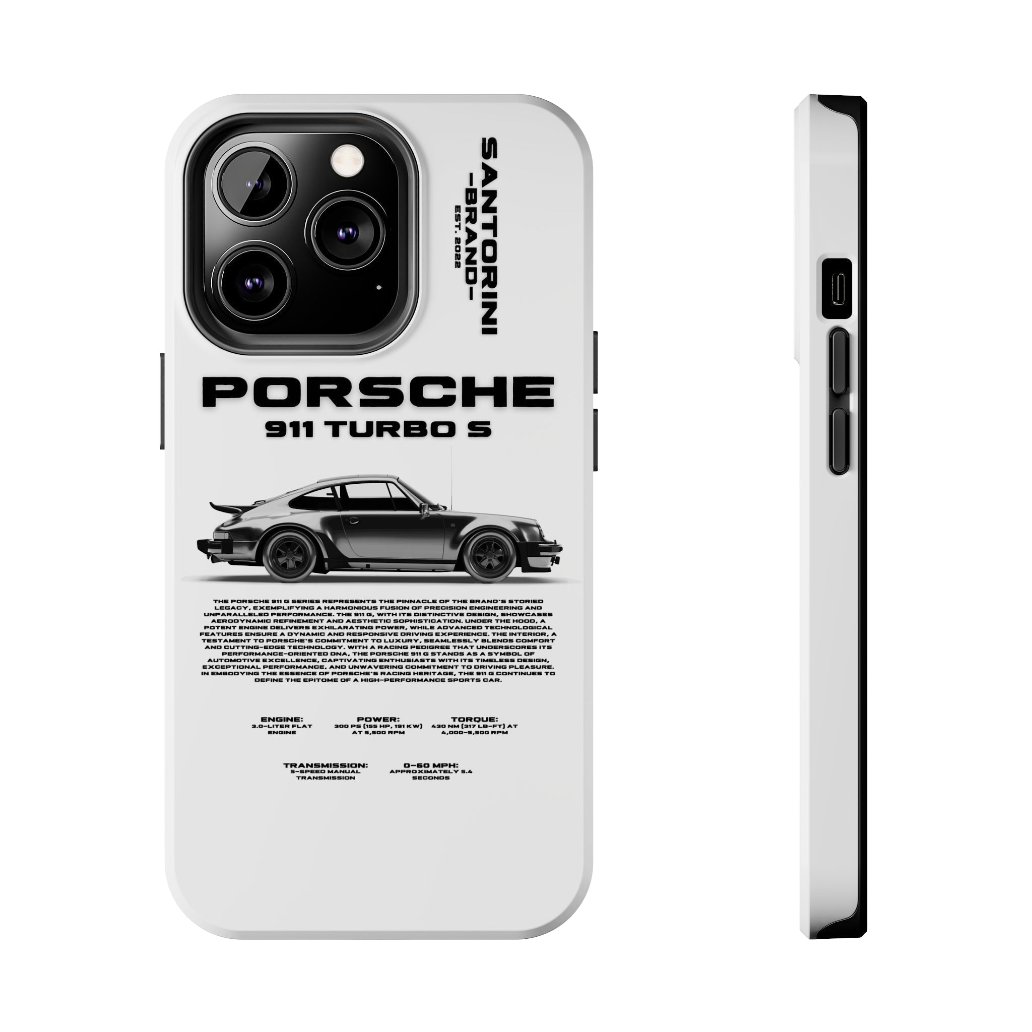 "911 Turbo" White Case
