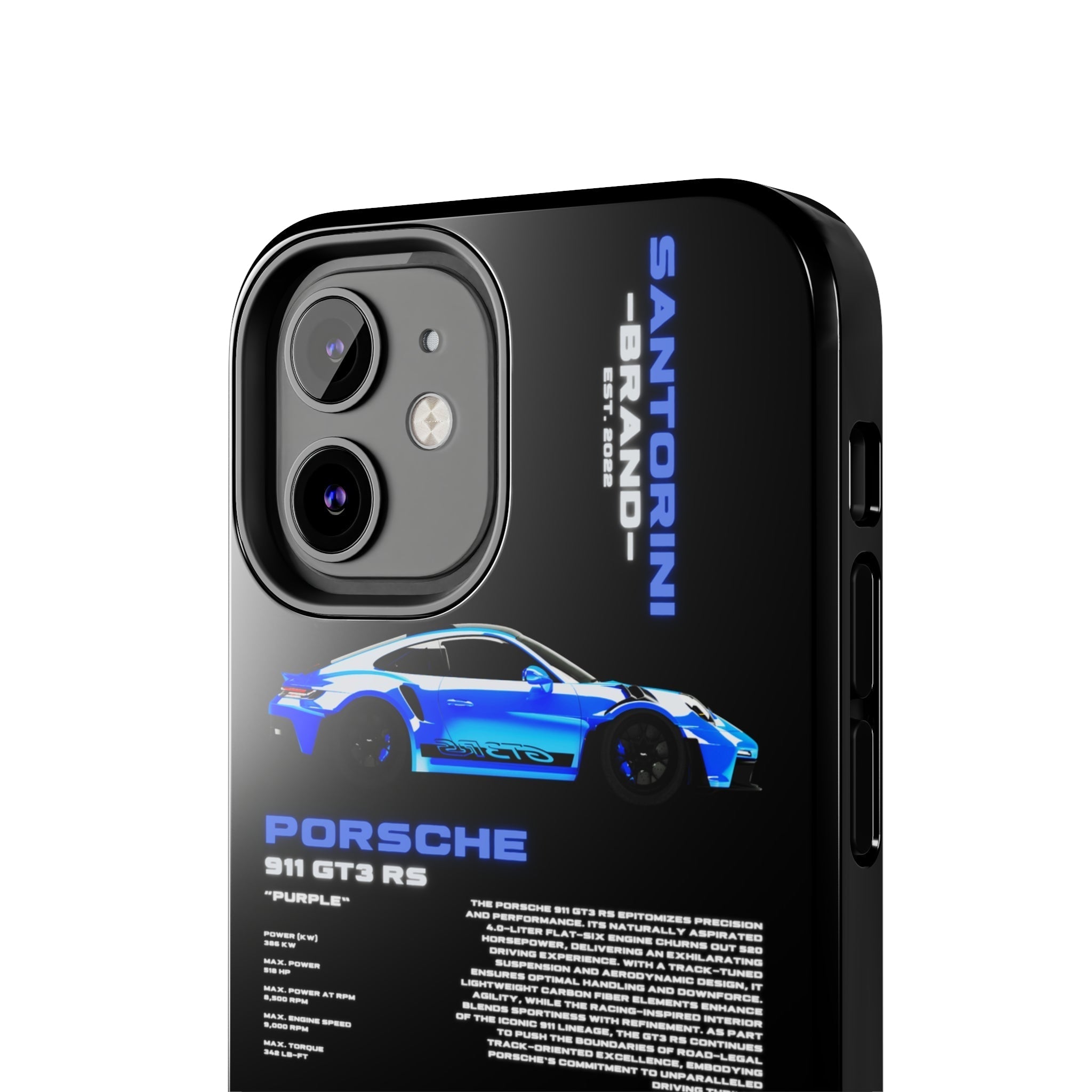 "Shark Blue" Black Case