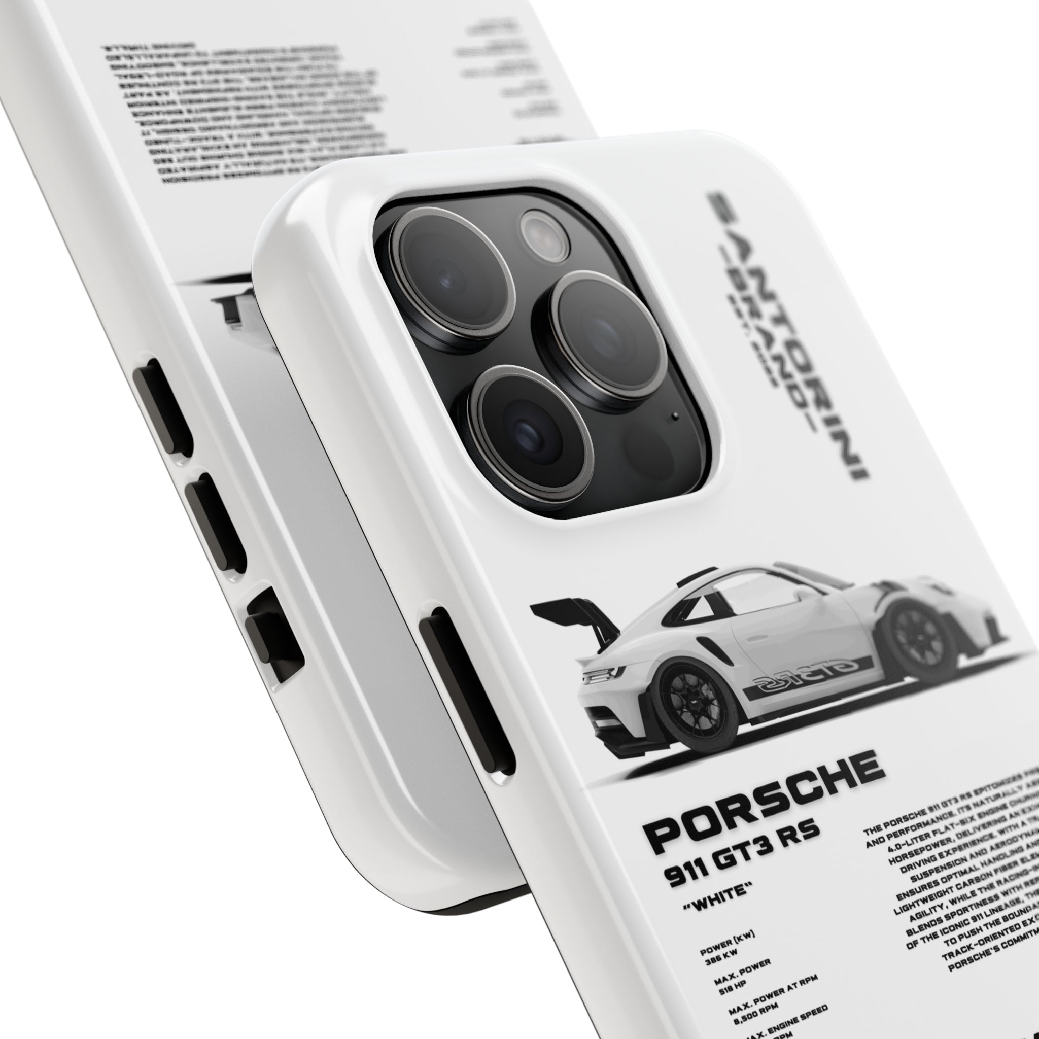 "GT3 RS" White Case