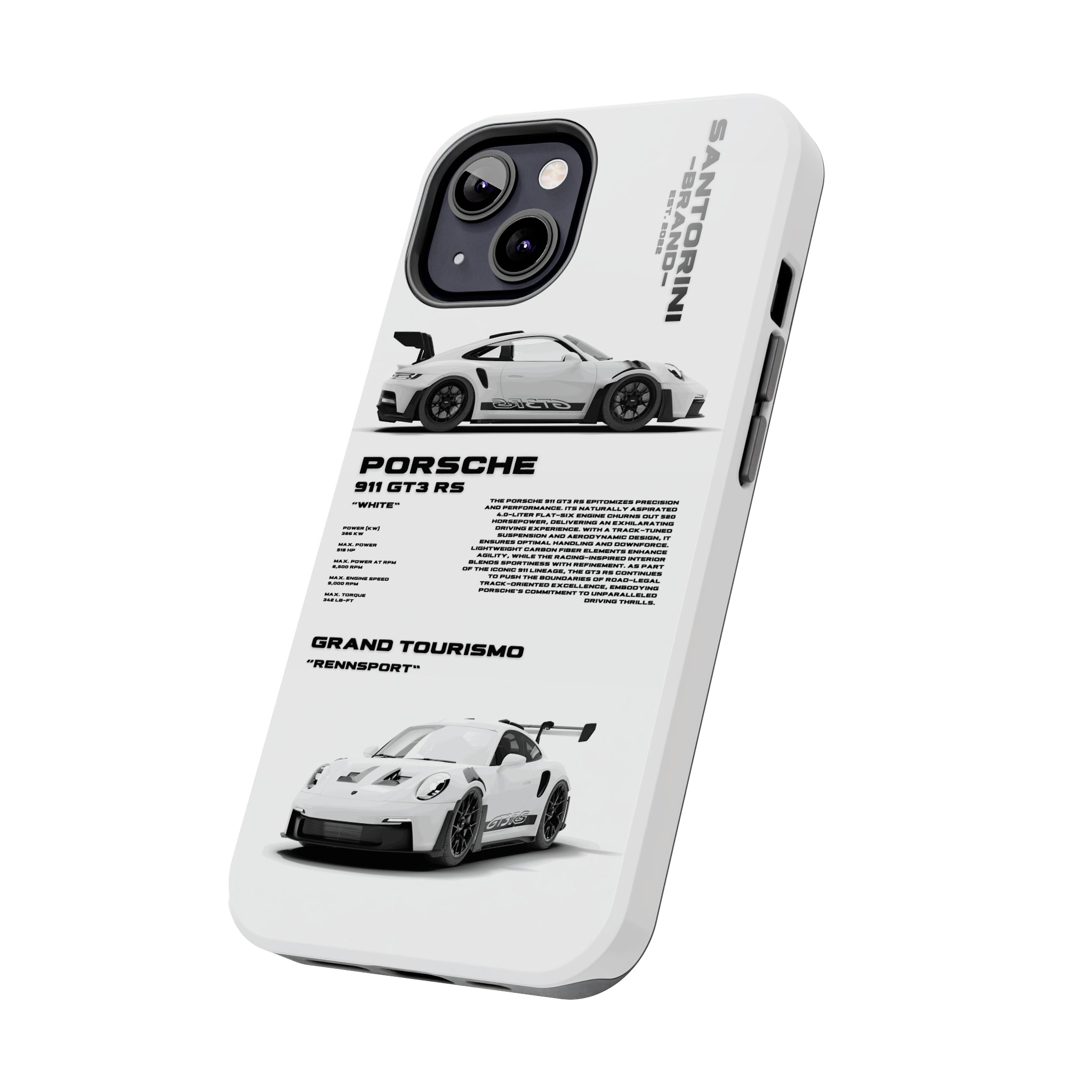 "GT3 RS" White Case