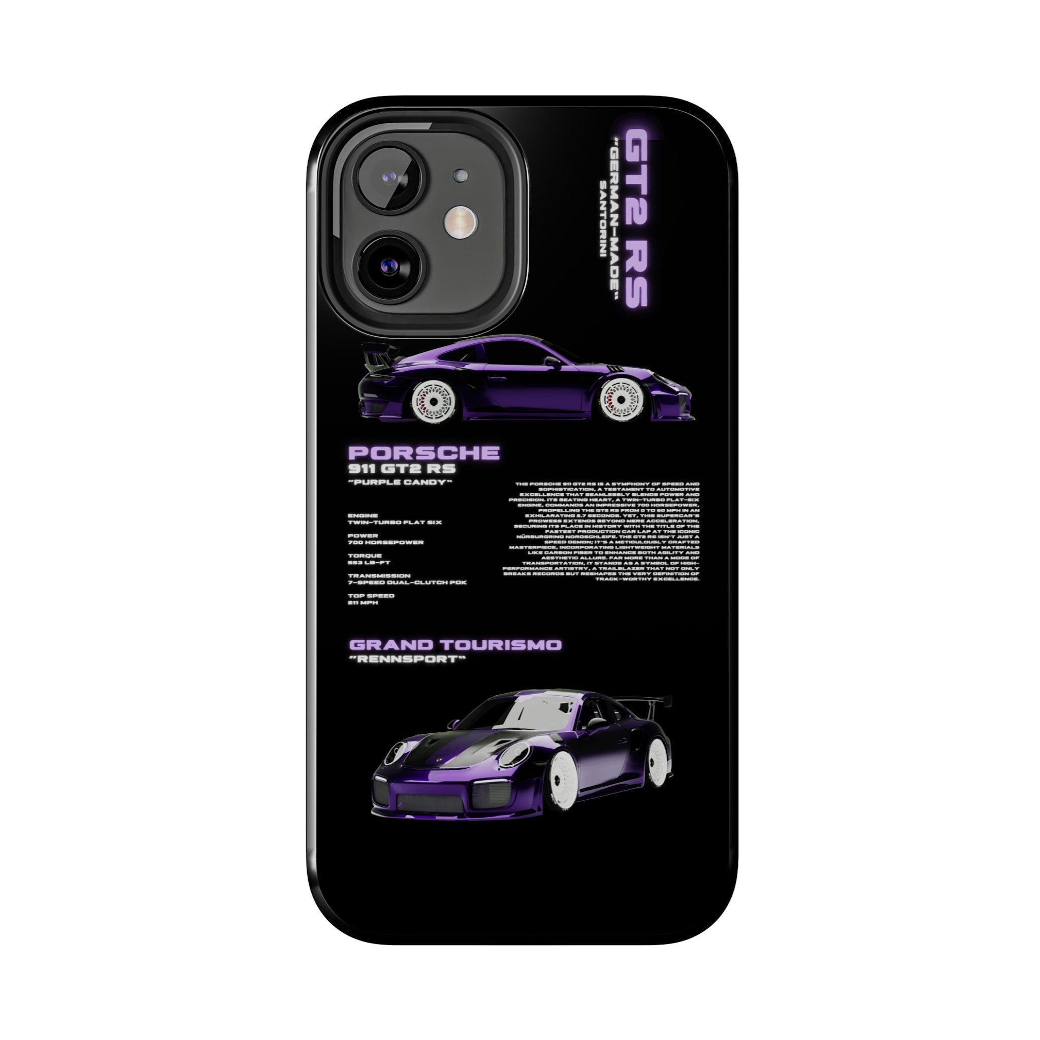 "Porsche 911" Black Case