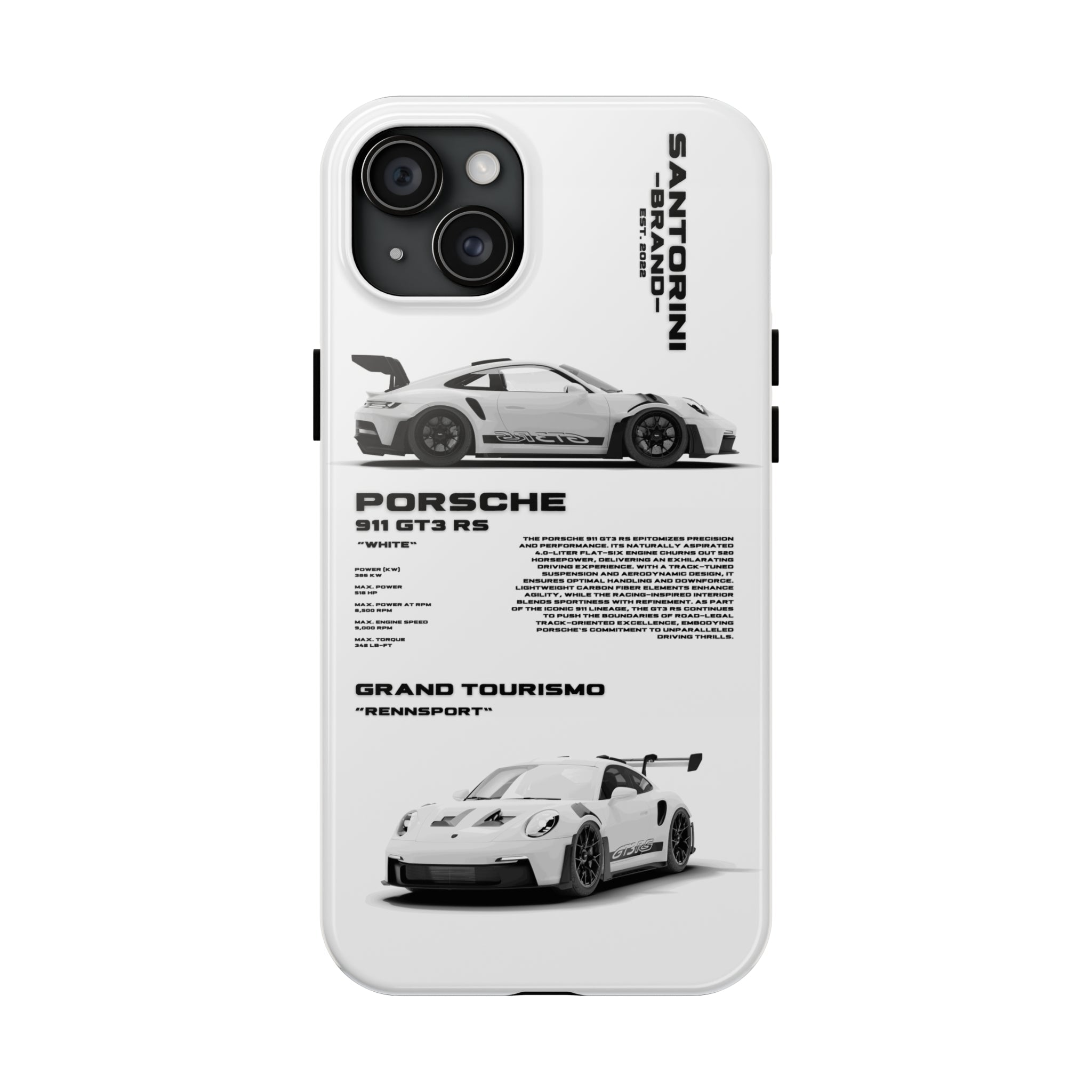 "GT3 RS" White Case