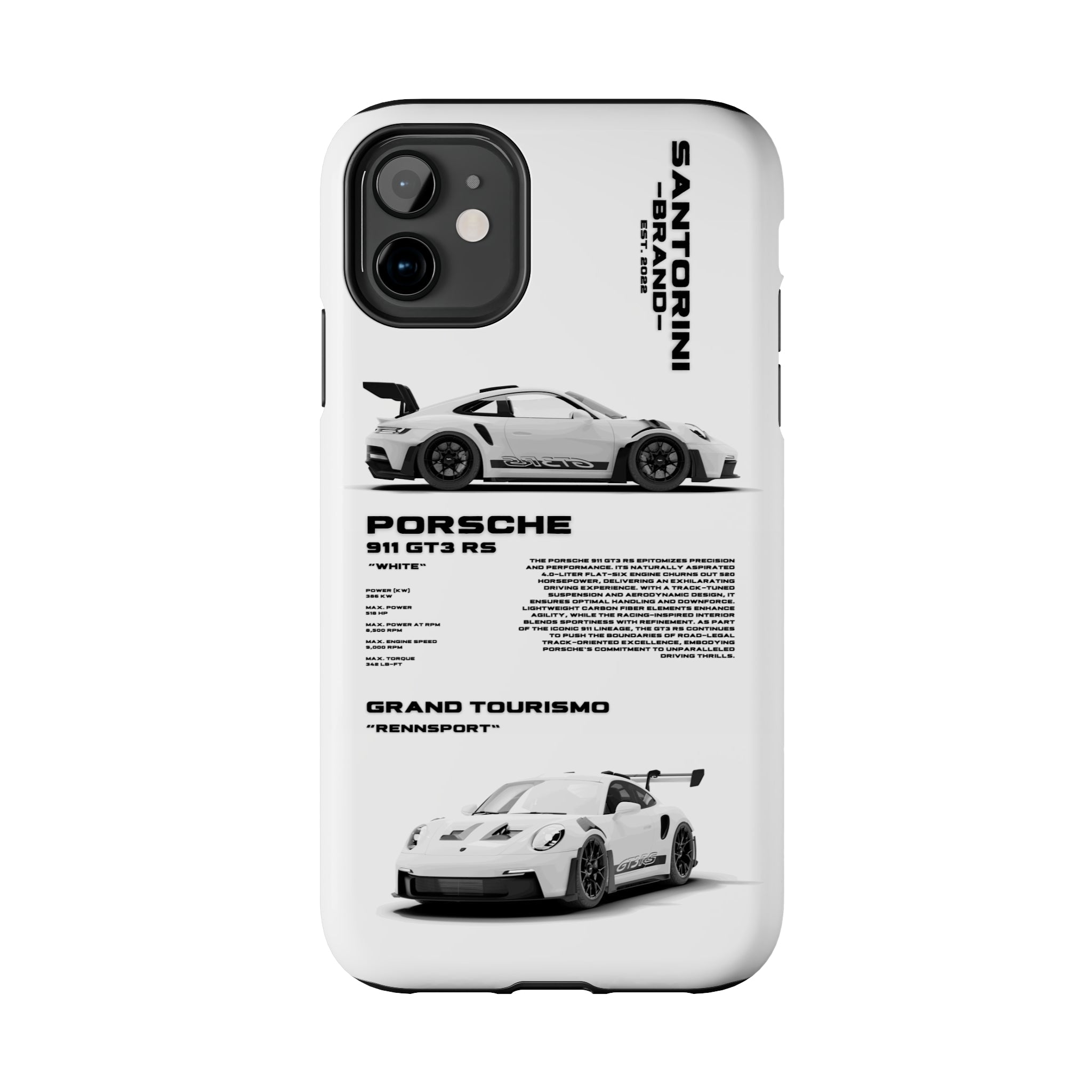 "GT3 RS" White Case