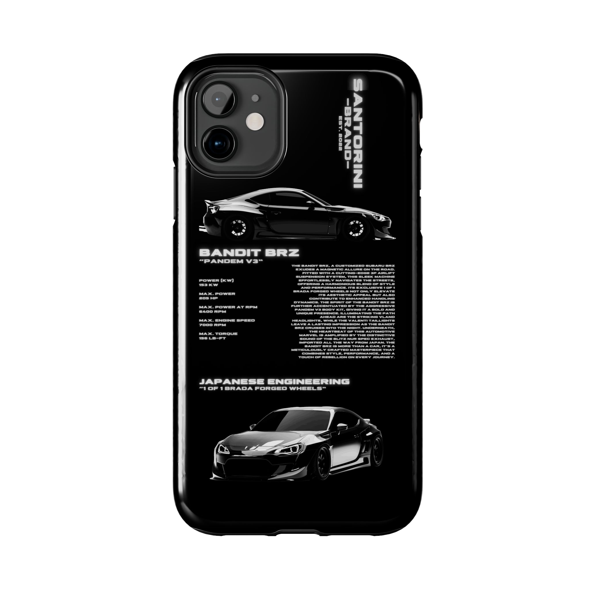 "Bandit BRZ" Black Case