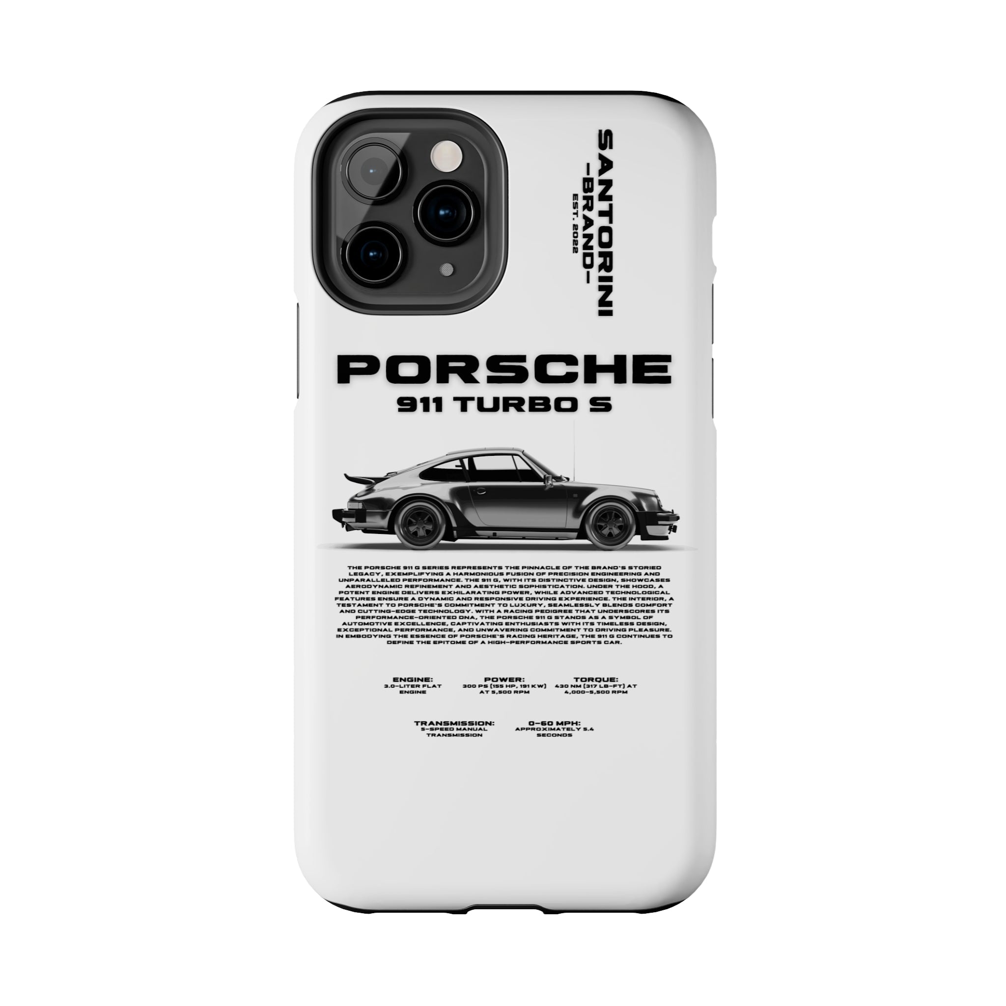 "911 Turbo" White Case