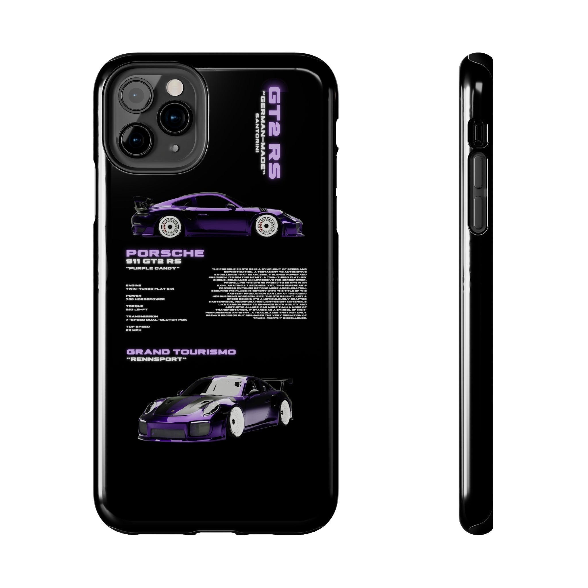 "Porsche 911" Black Case