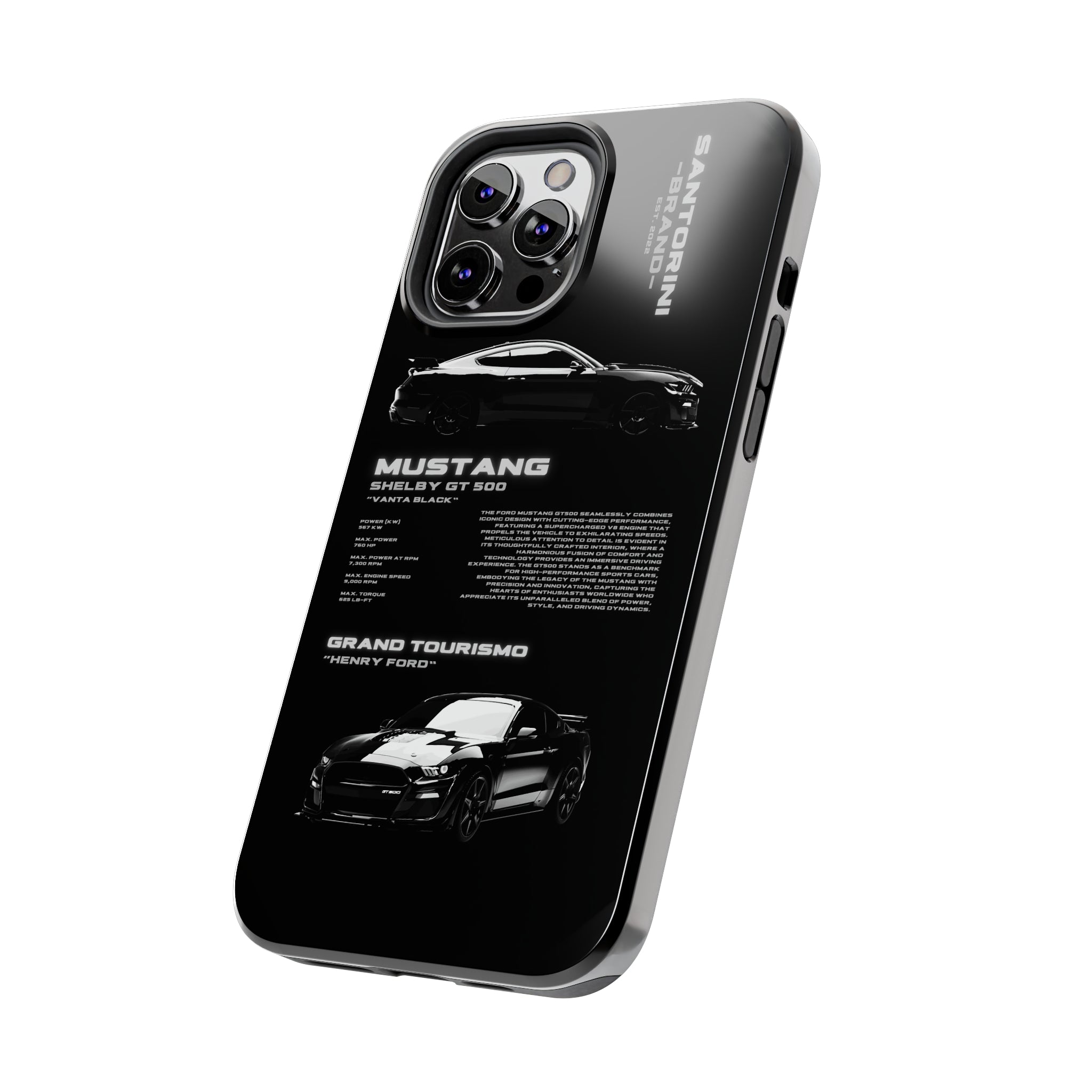"Mustang" Black Case