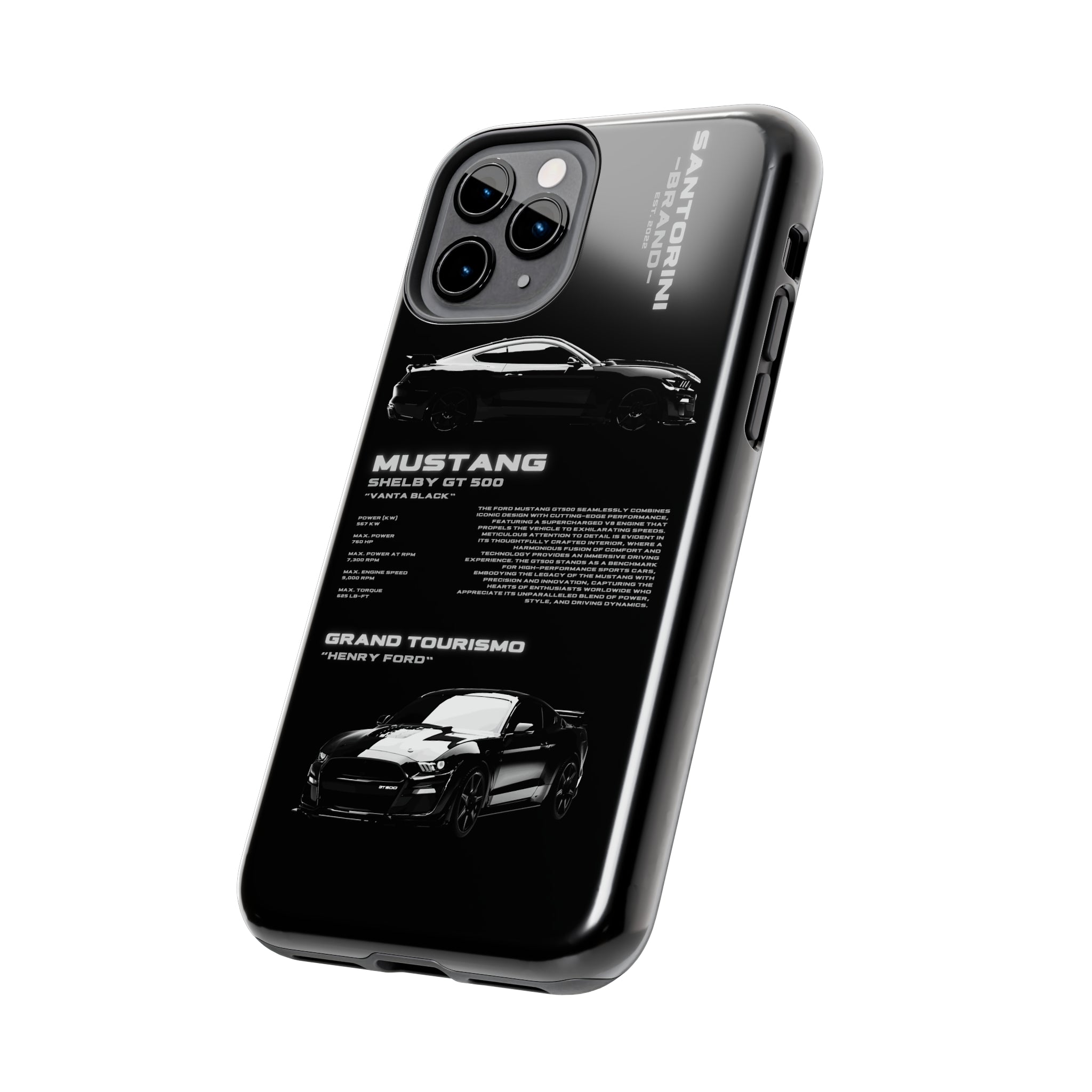 "Mustang" Black Case
