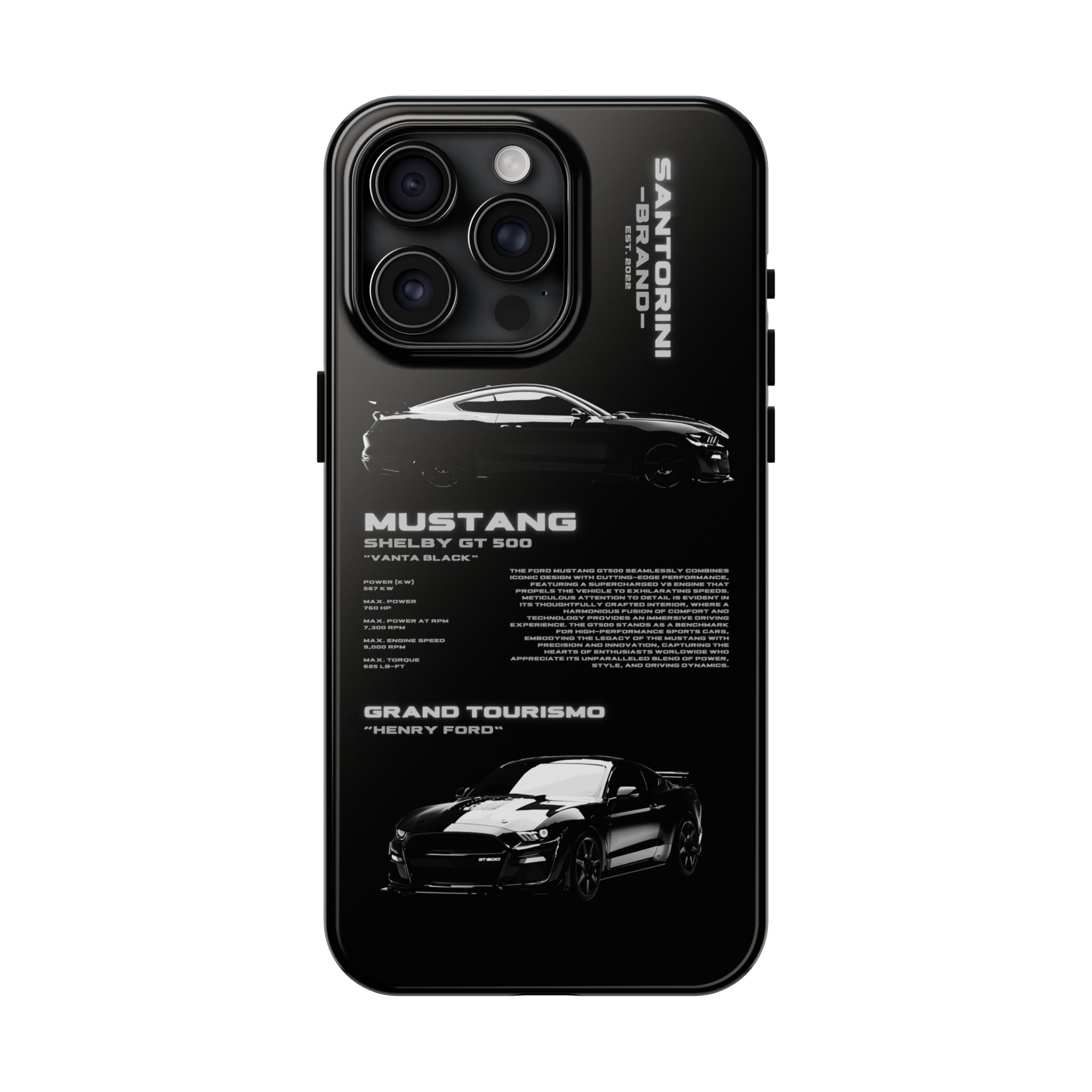 "Mustang" Black Case