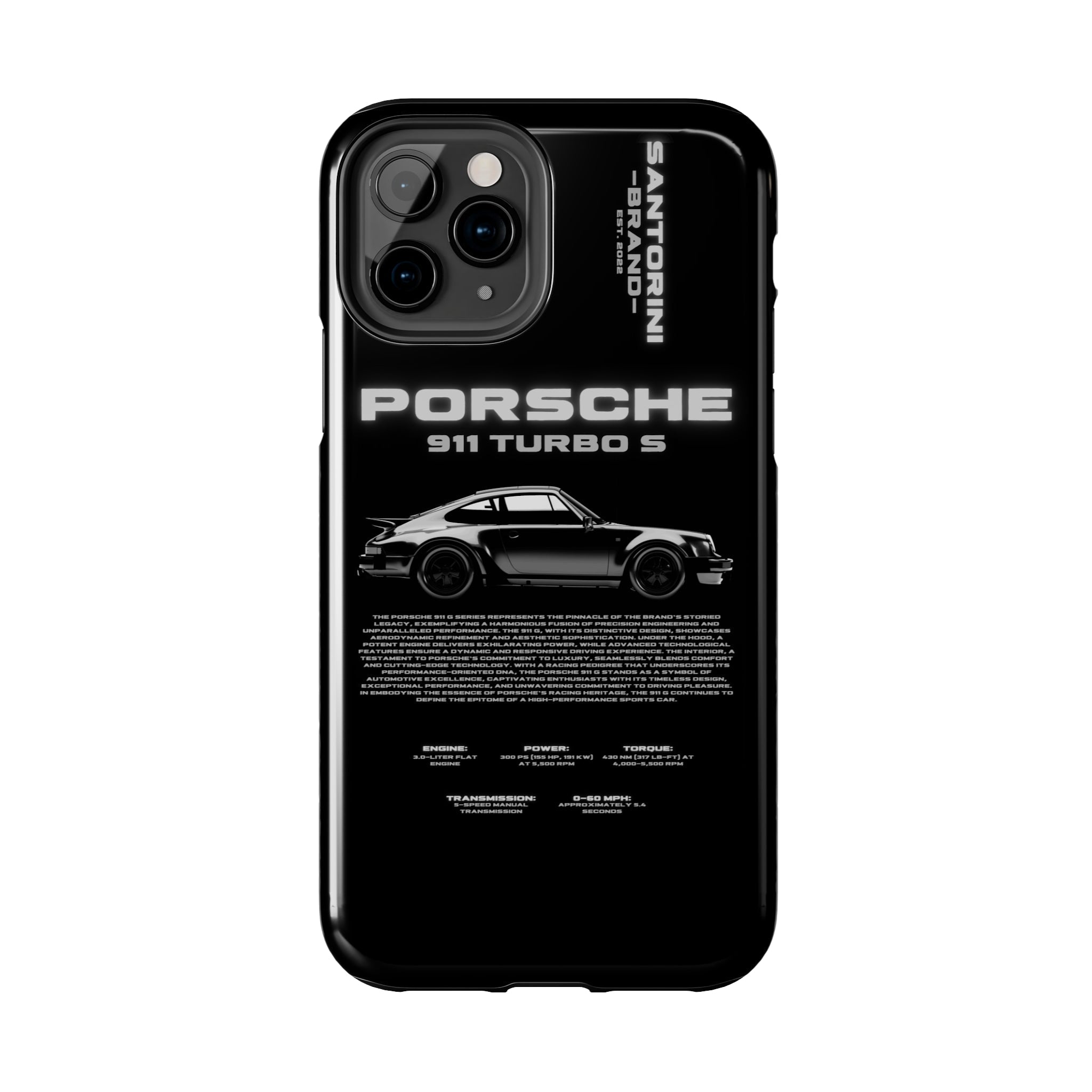 "911 Turbo" Black Case