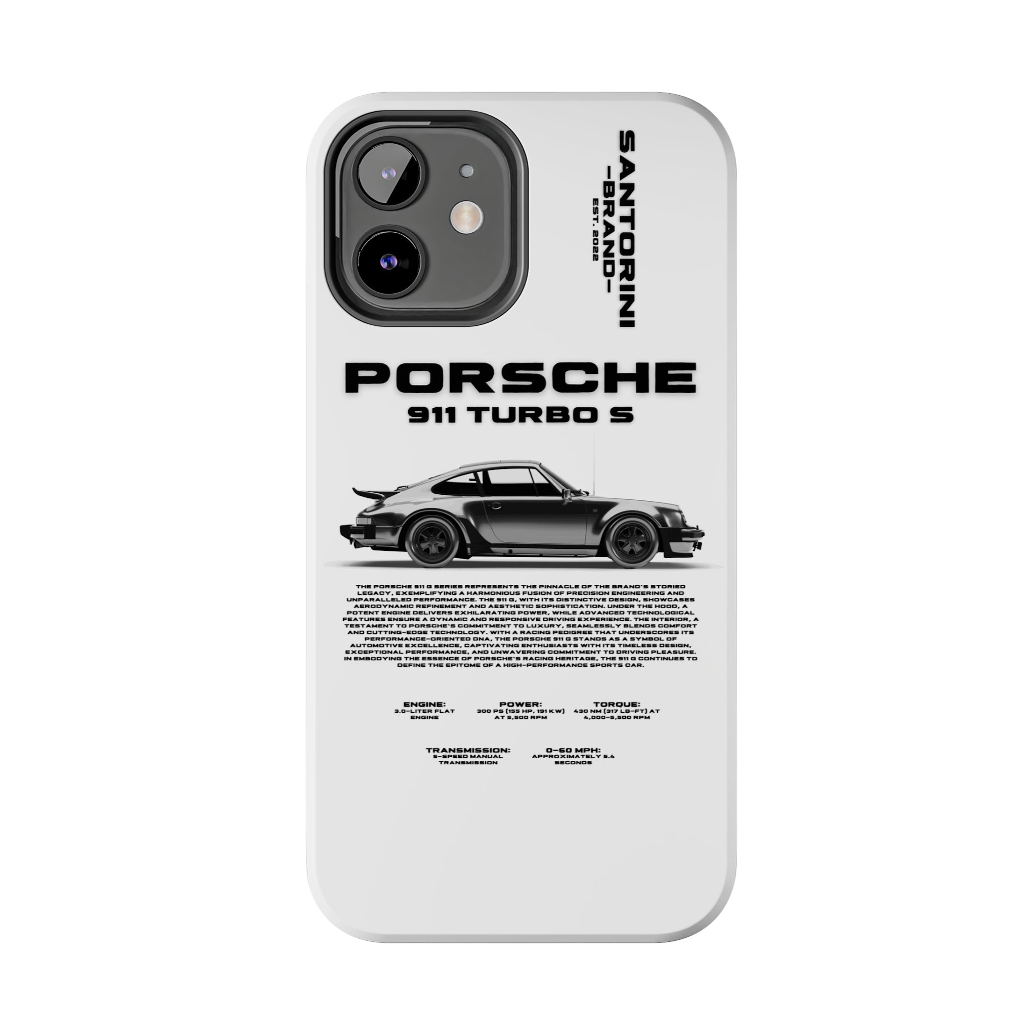 "911 Turbo" White Case