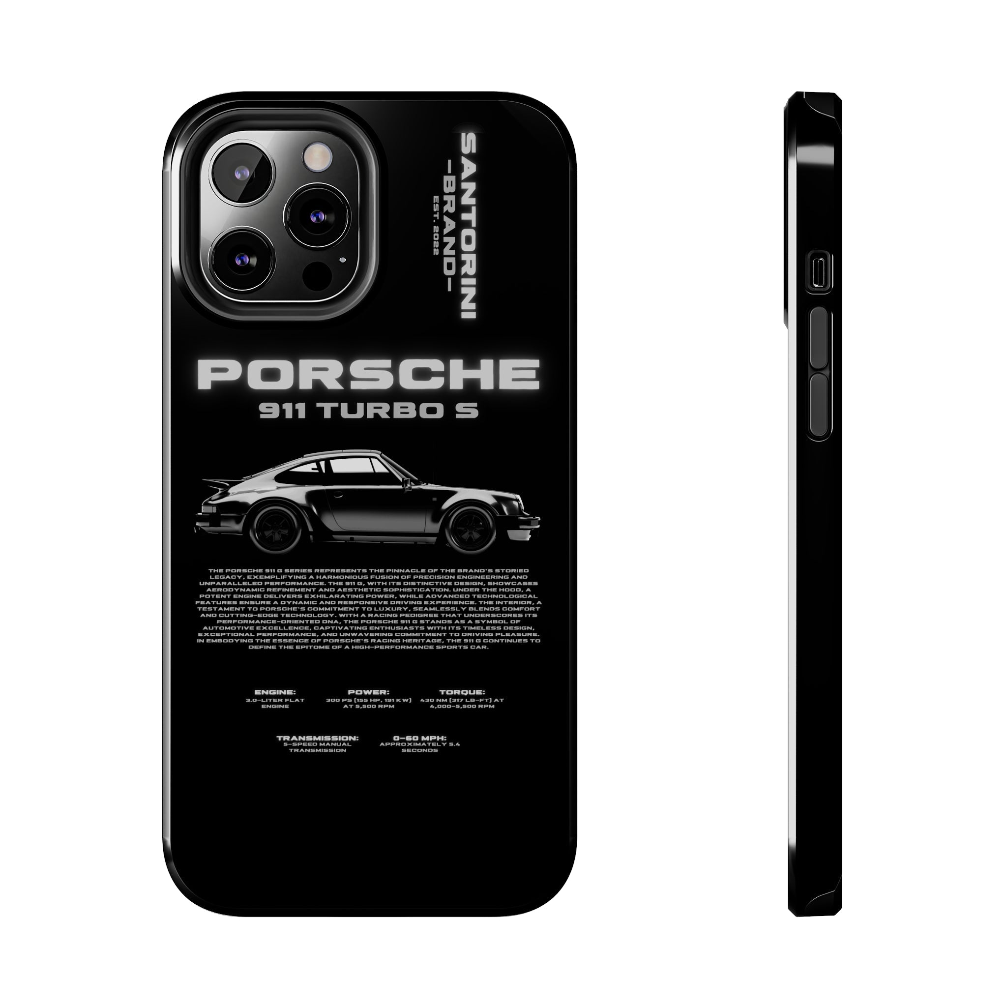 "911 Turbo" Black Case