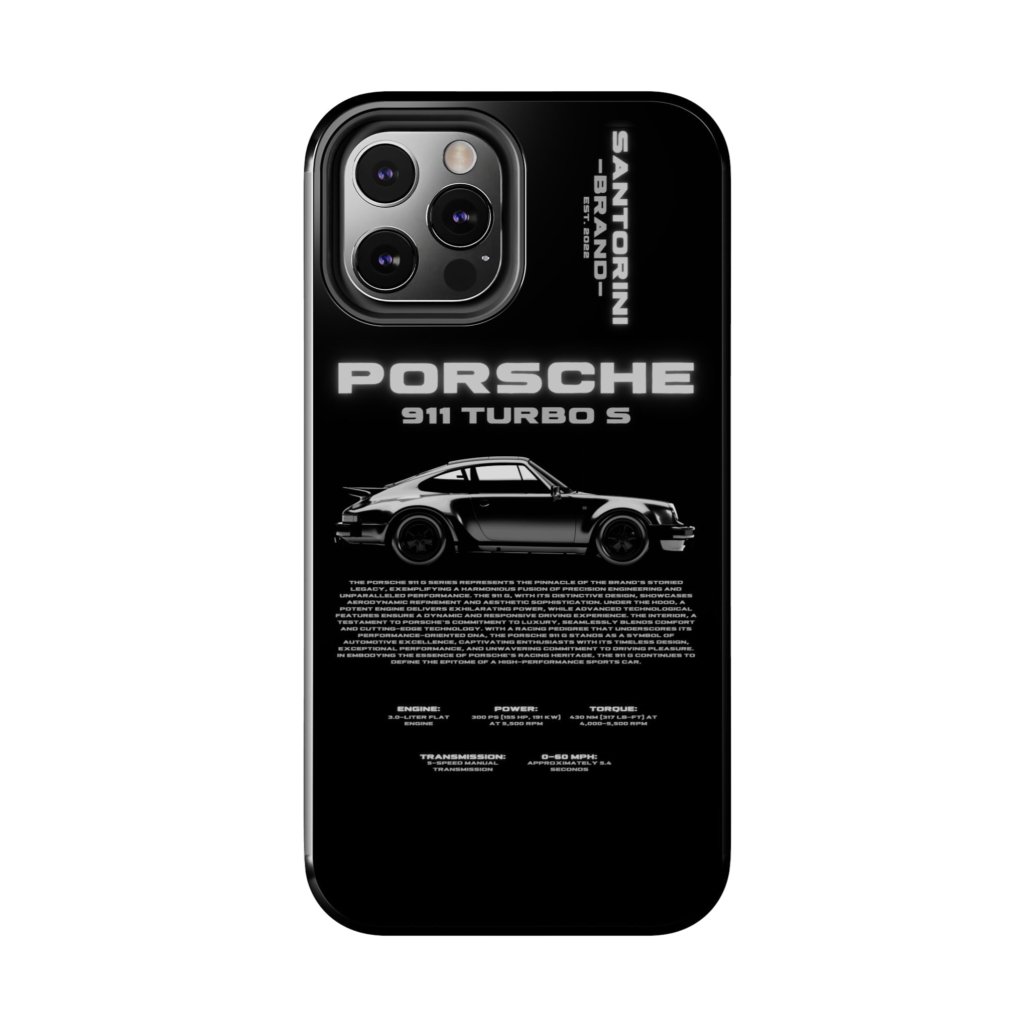 "911 Turbo" Black Case