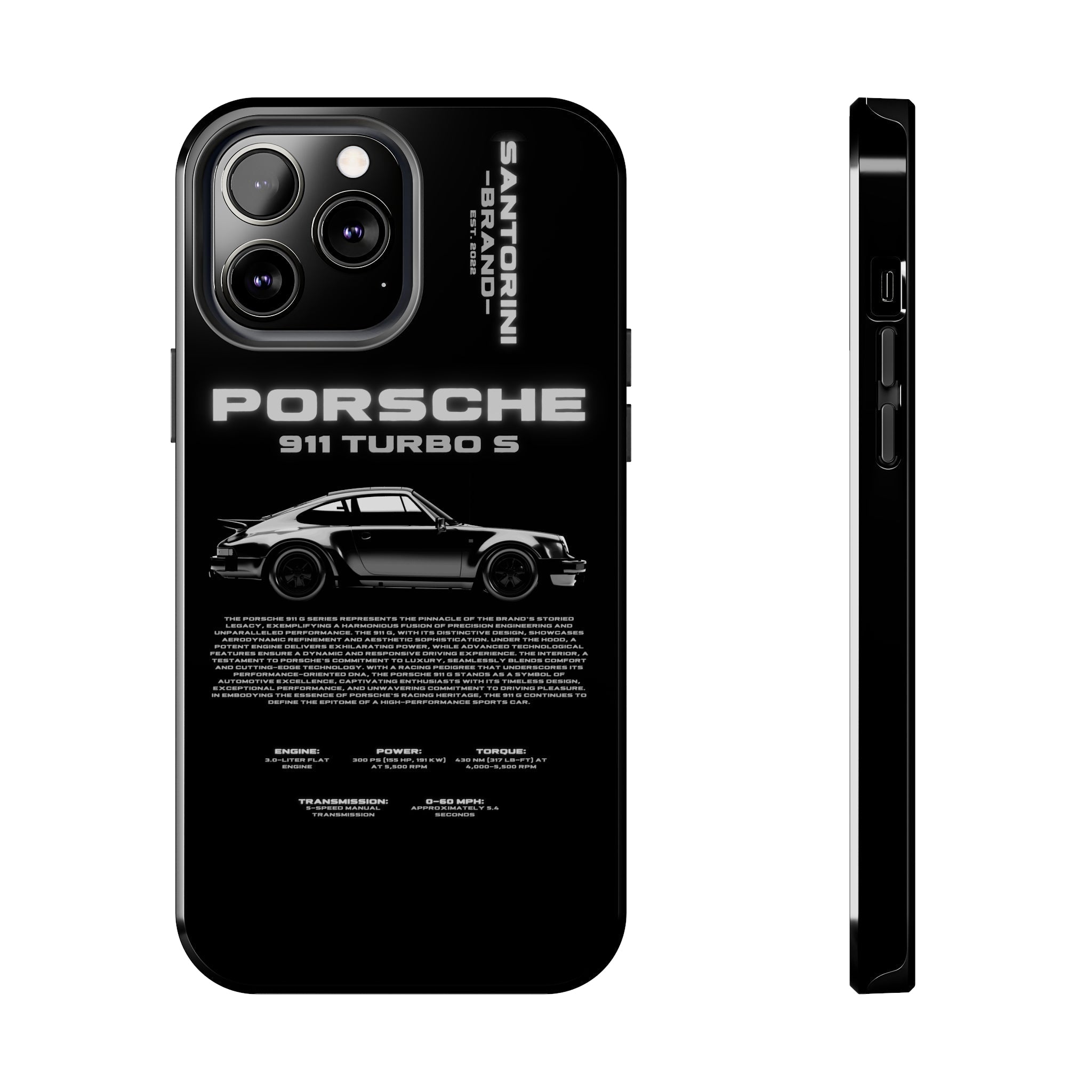 "911 Turbo" Black Case