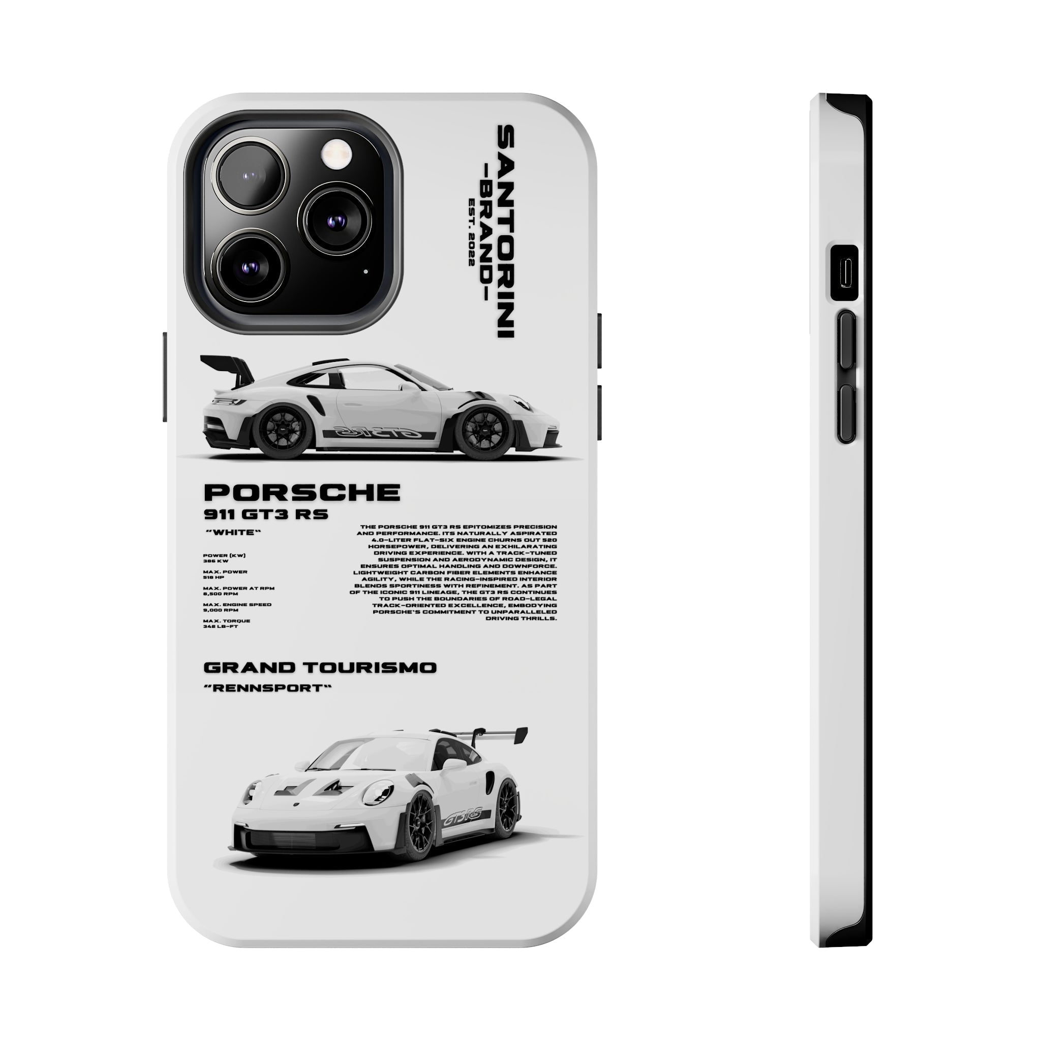 "GT3 RS" White Case