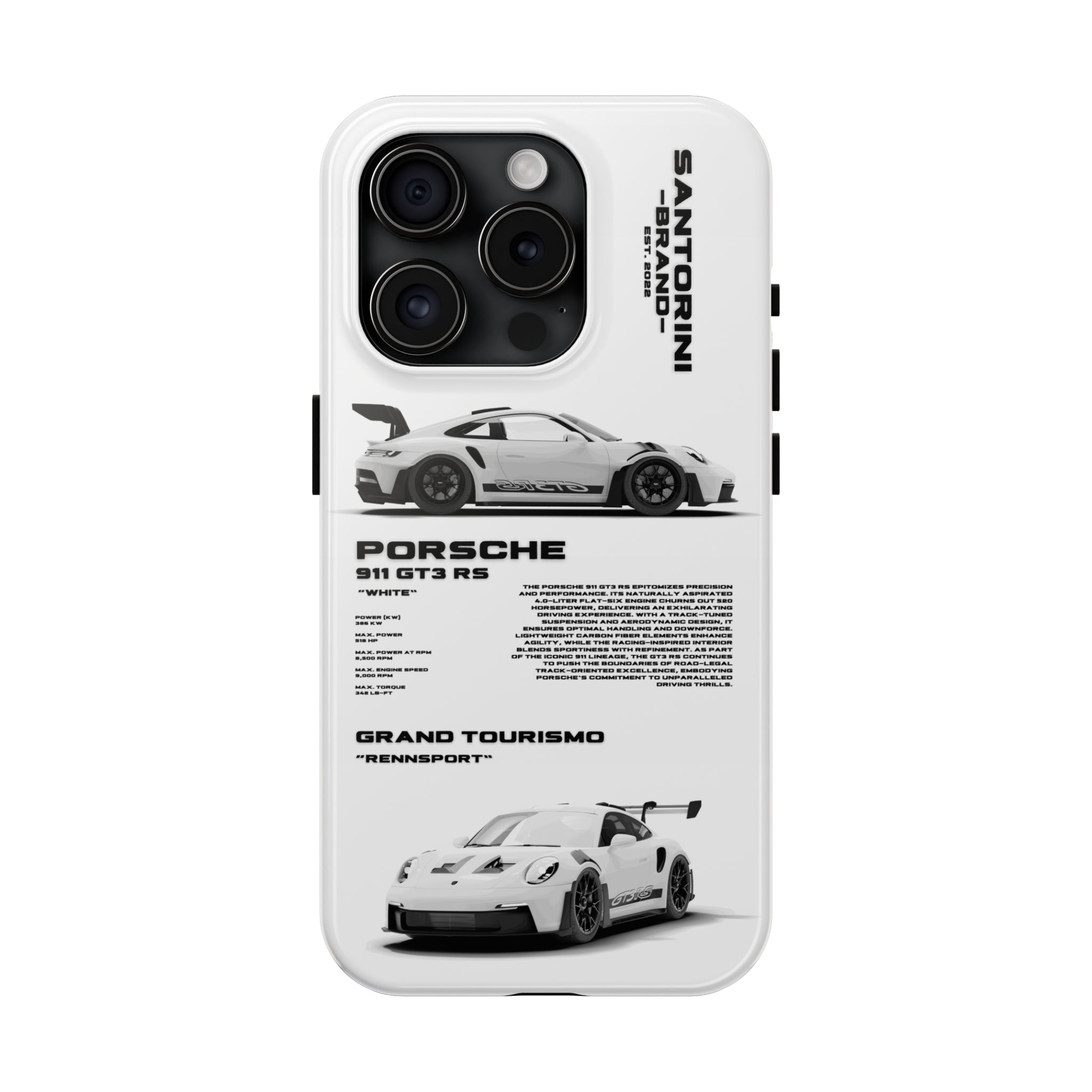 "GT3 RS" White Case