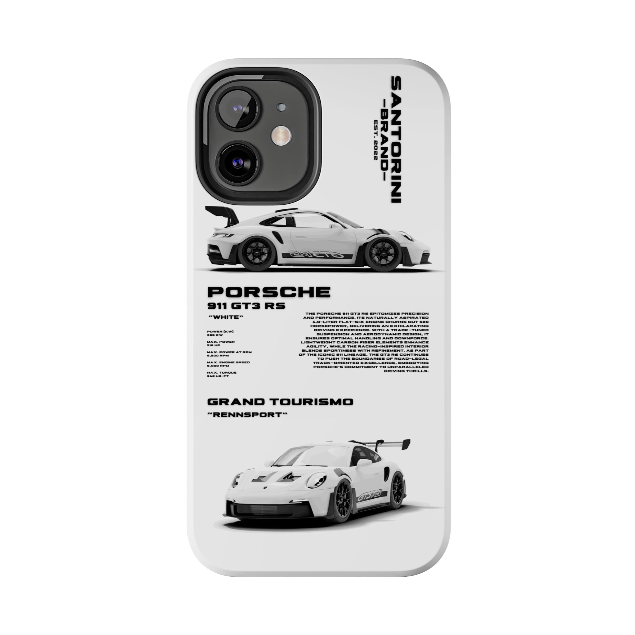 "GT3 RS" White Case